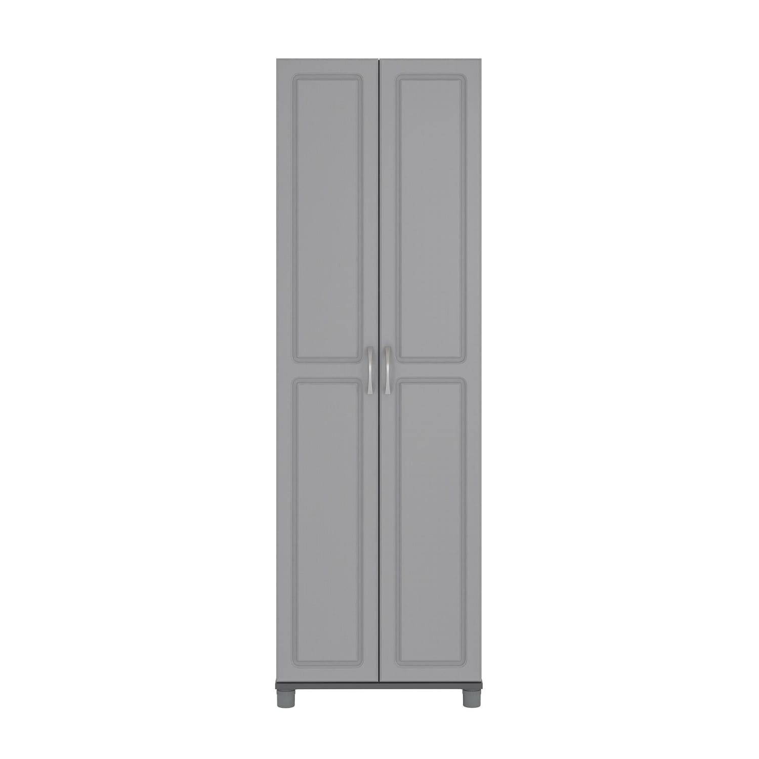 Ameriwood Home Kendall 24in Utility Storage Cabinet, 5 Shelves, Gray - Image 3