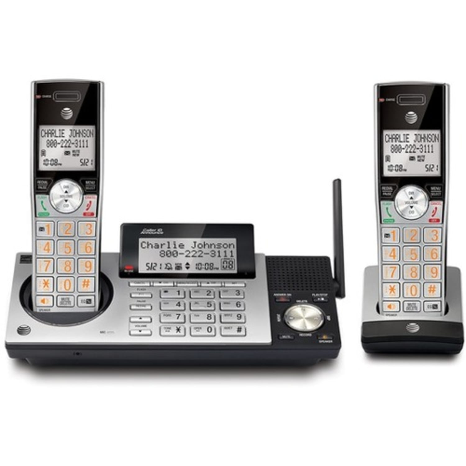 AT&T CL83215 2 Handset DECT 6.0 Cordless Phone with Digital Answering System - Image 3