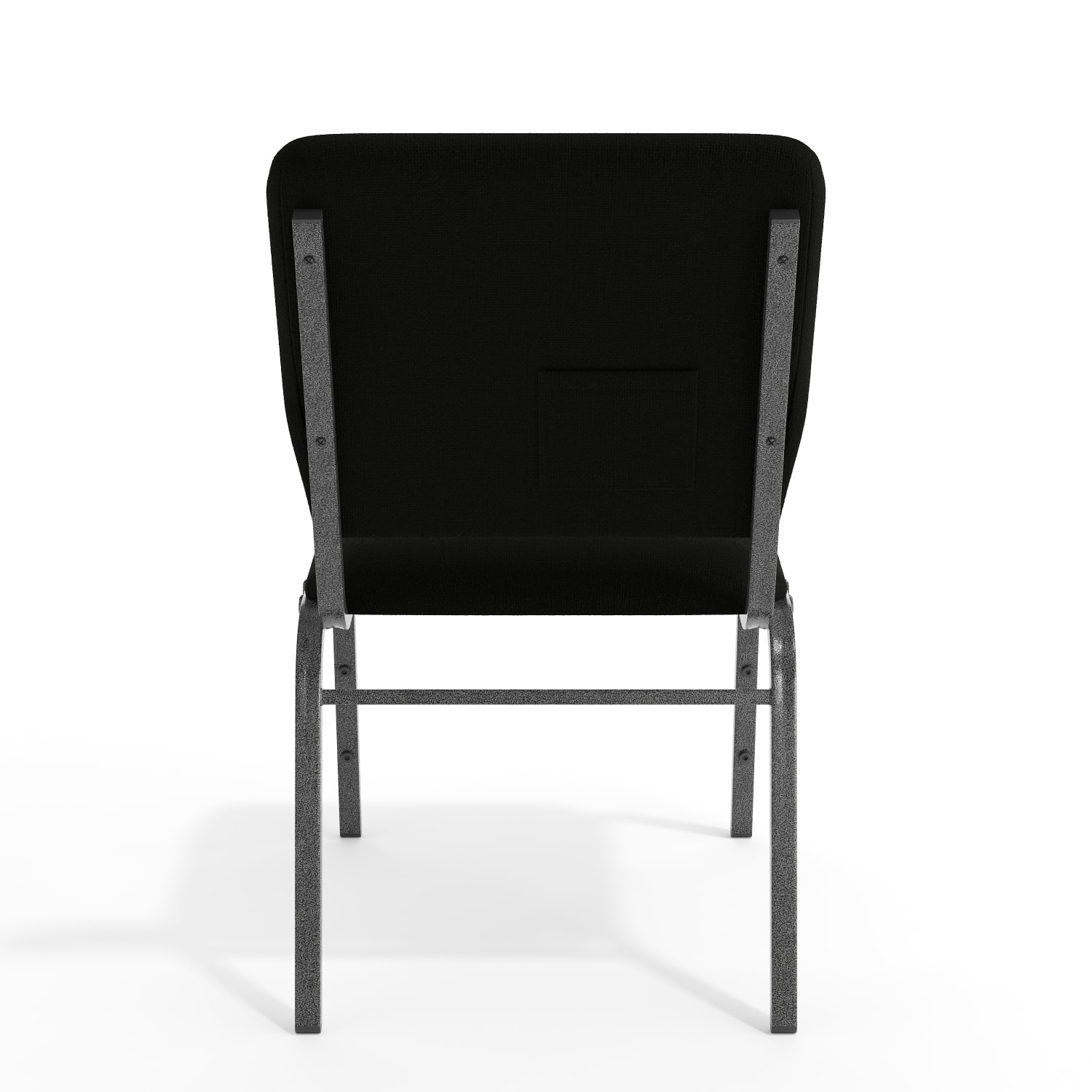 Flash Furniture Advantage Multipurpose Church Chair BlackSilver Vein PopularChairscom