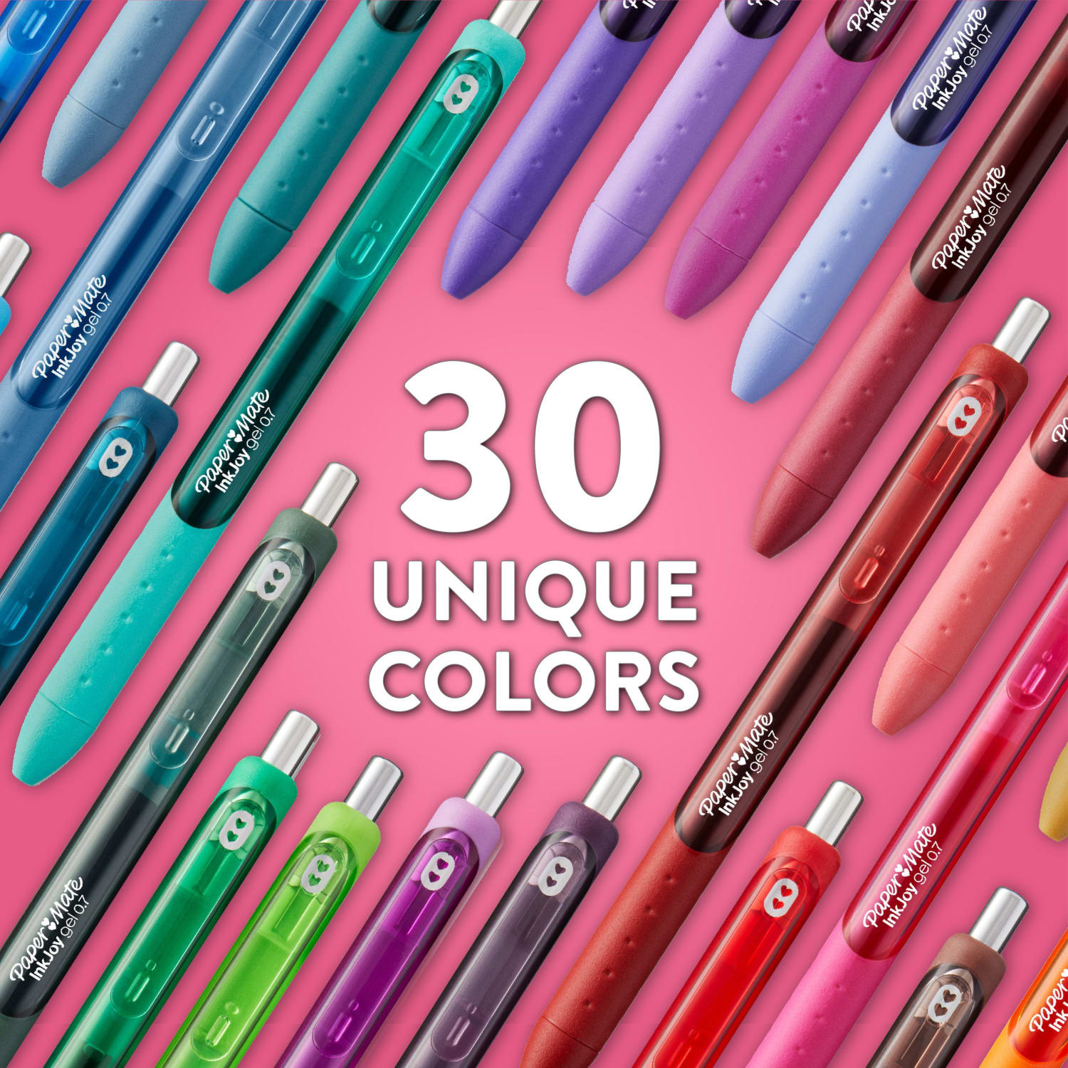 Paper Mate InkJoy Gel Pens, Medium Point, 0.7 mm, Assorted Colors, Pack Of 20 - Image 6