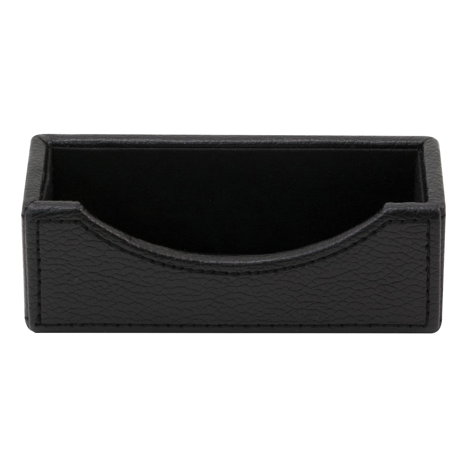 Realspace Black Faux Leather Business Card Holder - Image 3