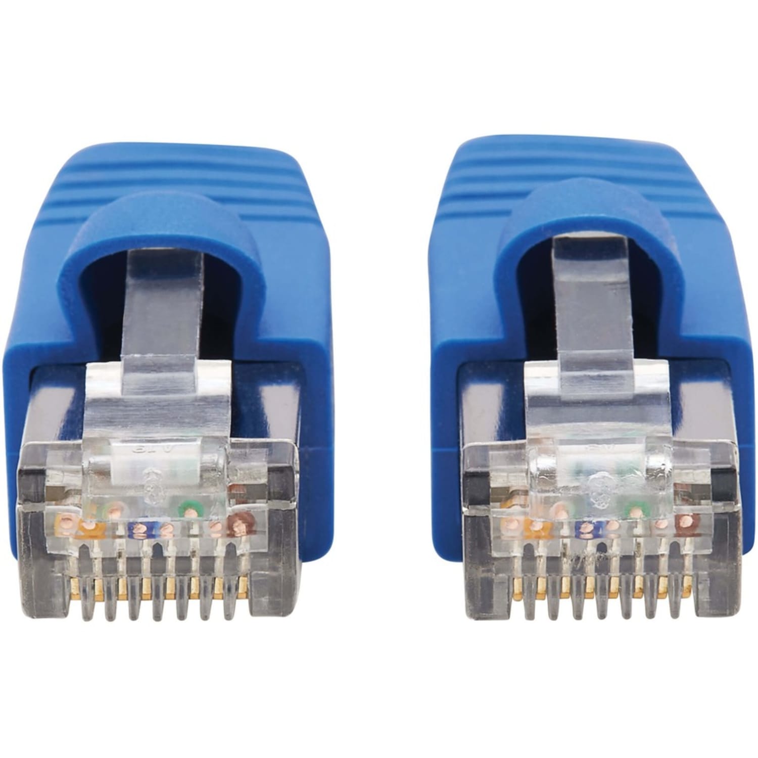 Tripp Lite Cat6a Patch Cable F/UTP Snagless w/ PoE 10G CMR-LP Blue M/M 50ft - First End: 1x RJ-45 Male Network - N261P050BL - Image 3