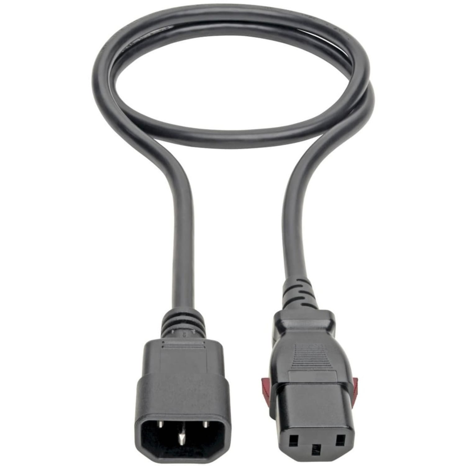 Eaton Tripp Lite Series Power Extension Cord, Locking C13 to C14 PDU Style - 10A, 250V, 18 AWG, 3 ft. (0.91 m) - P004L03 - Image 3