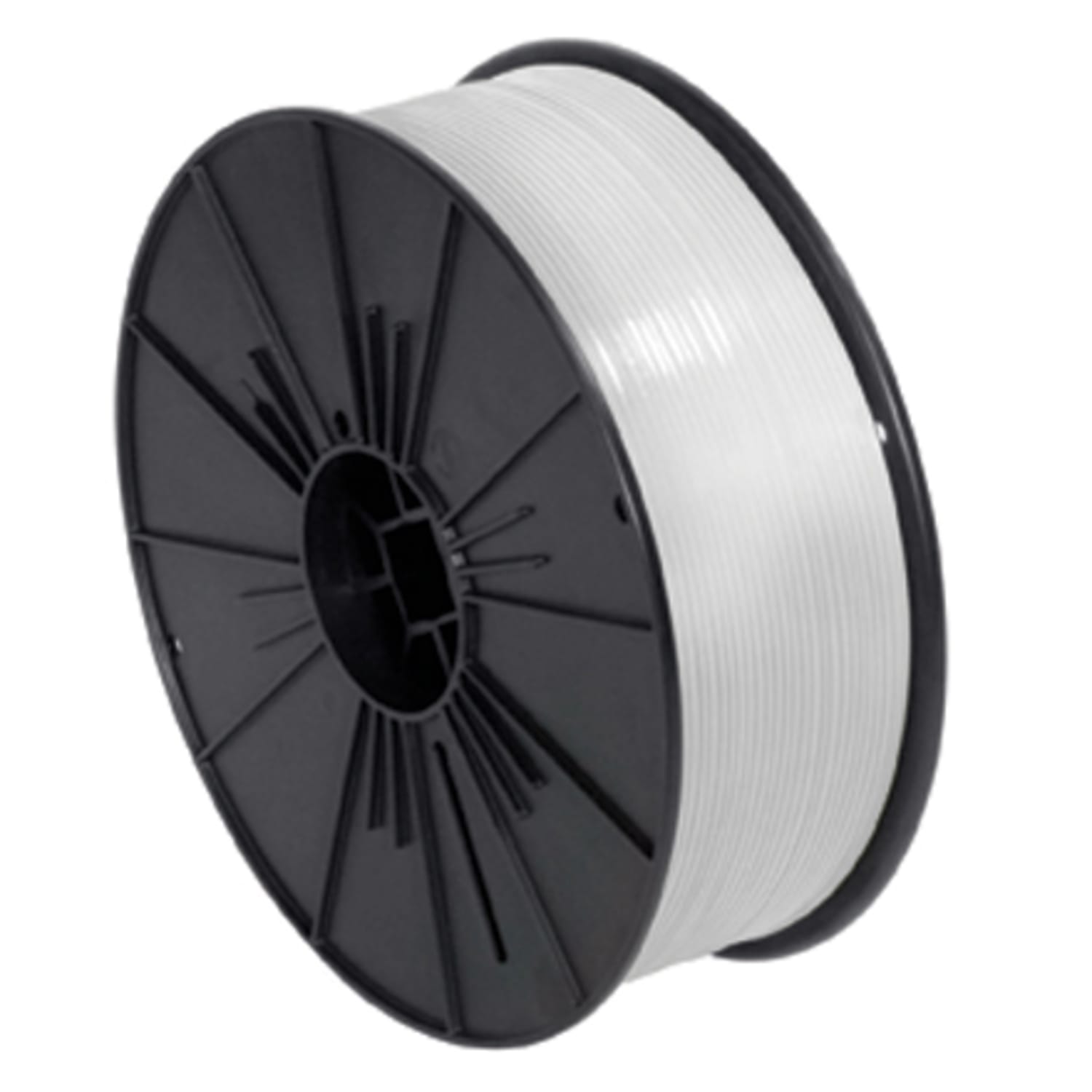 Partners Brand Plastic Twist Tie Spool, 5/32in x 7,000ft, White