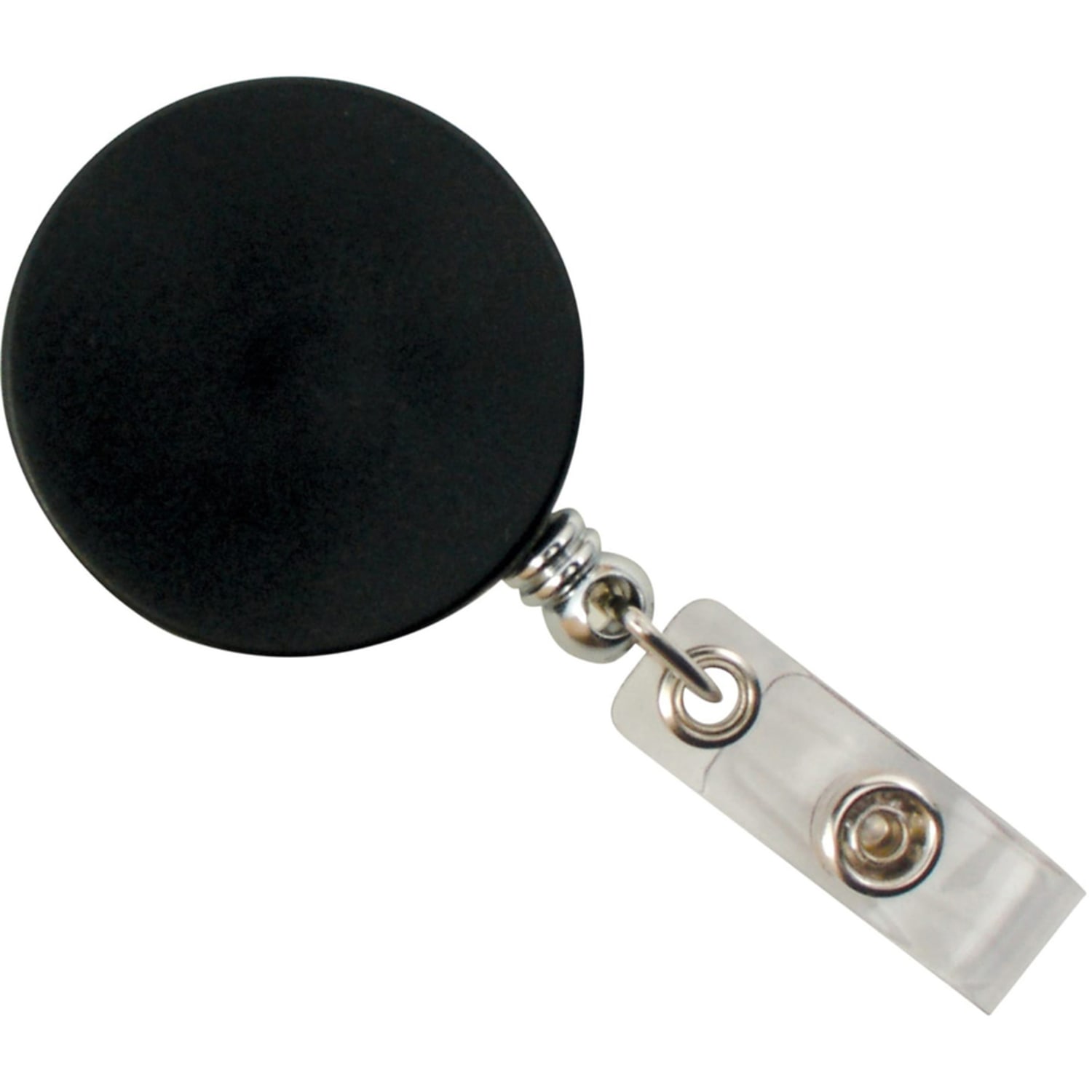 SICURIX Heavy-Duty ID Card Reel, Belt Clip, Black, 1 Each - Image 3