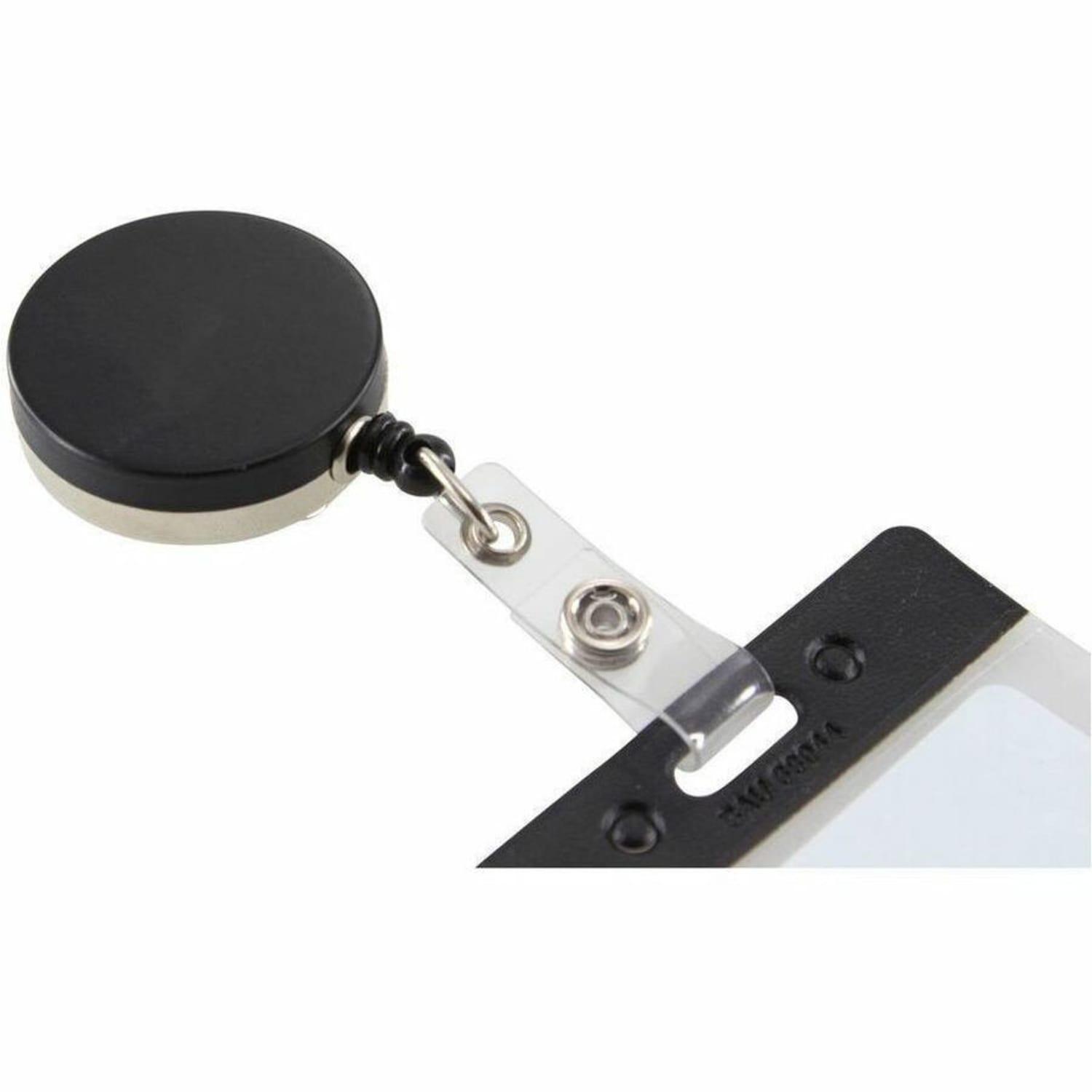 SICURIX Heavy-Duty ID Card Reel, Belt Clip, Black, 1 Each - Image 6