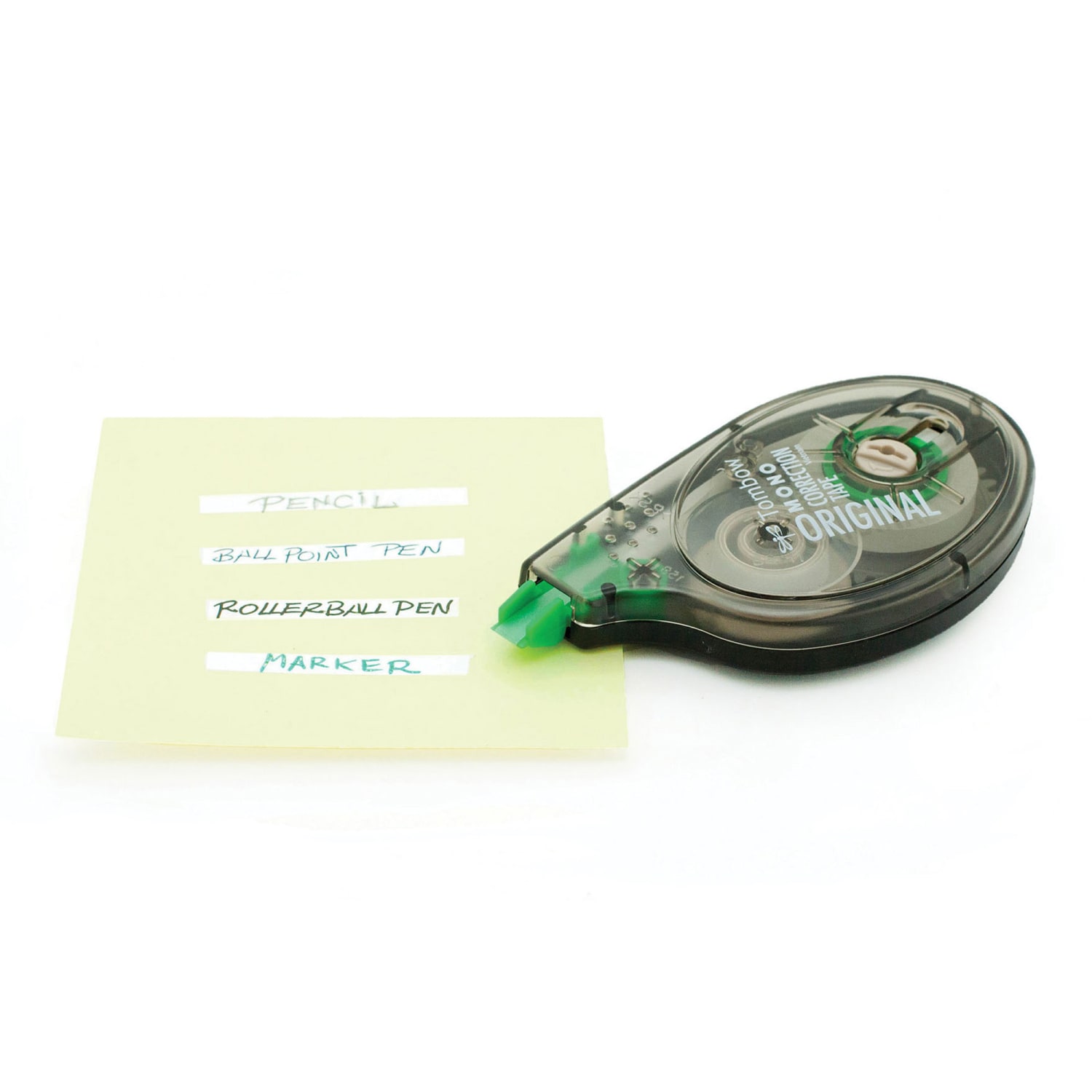 Tombow Original Mono Correction Tape - 0.16in Width x 32.81 ft Length - 1 Line(s) - White Tape - Ergonomic - Non-refillable - 6 / Box - White - Image 3