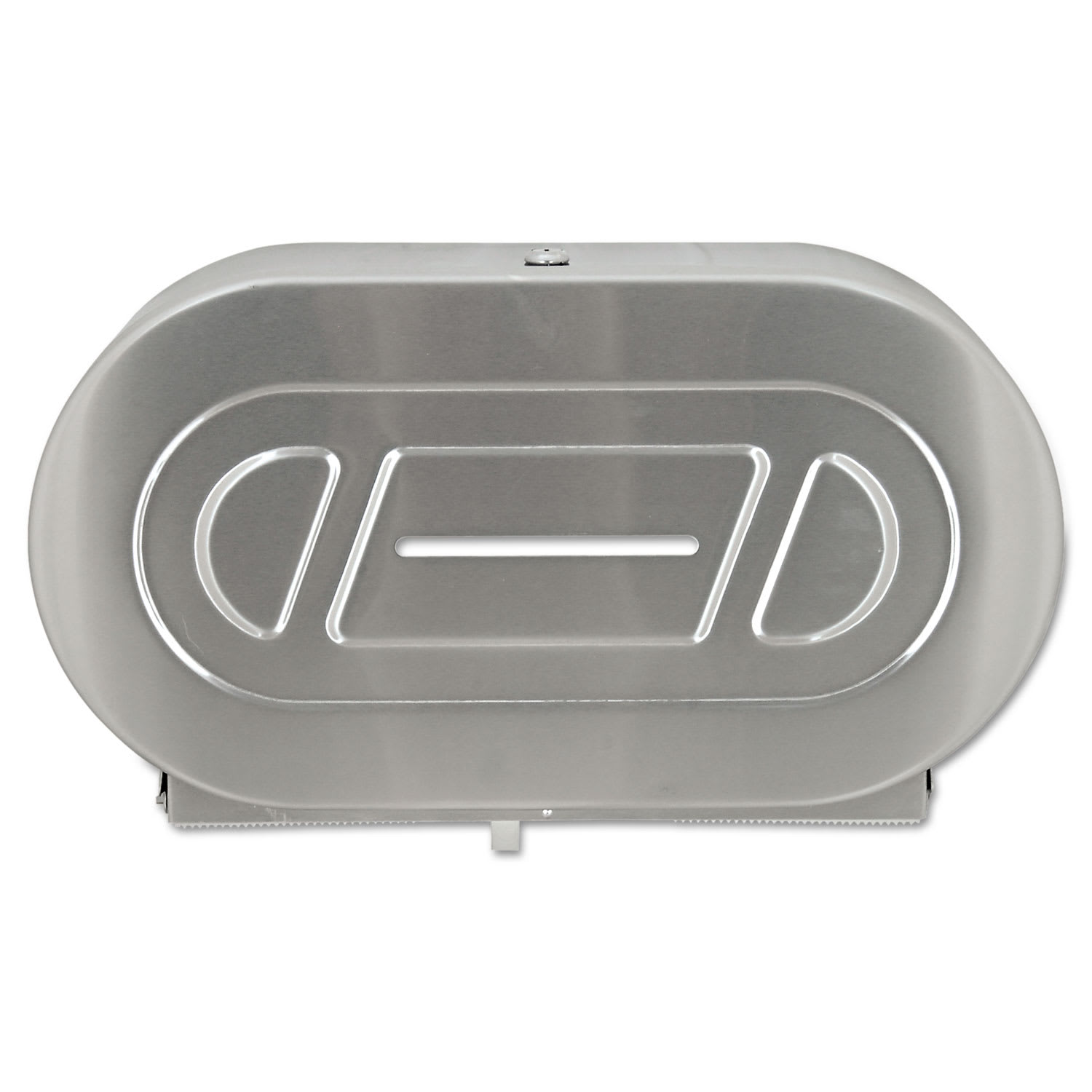 Bobrick Stainless Steel Toilet Tissue 2 Roll Dispenser, Jumbo, 20.81 x 5.31 x 11.38, Satin-Finish Stainless Steel - Image 5