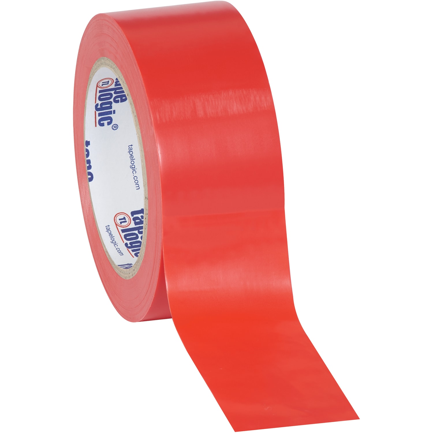 BOX Packaging Solid Vinyl Safety Tape, 3in Core, 2in x 36 Yd., Red, Case Of 3 - Image 3