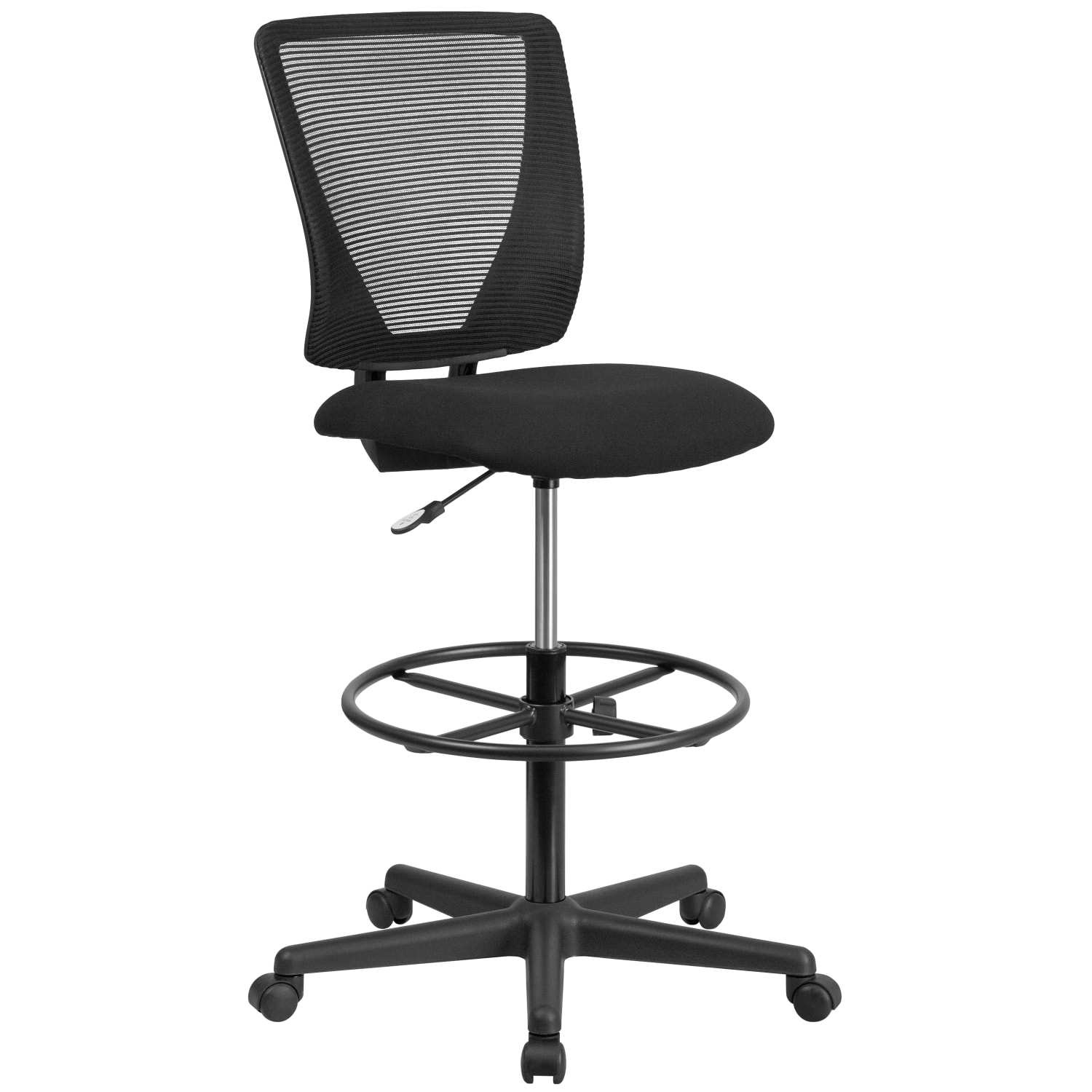 Flash Furniture Ergonomic Mesh MidBack Drafting Chair Black PopularChairscom Flash Furniture Ergonomic Mesh Mid Back Drafting Chair Black PopularChairscom