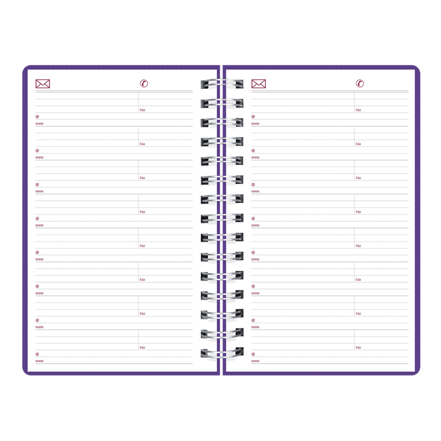2027 Brownline DuraFlex Daily/Monthly Appointment Planner, 8in x 5in, 100% Recycled, Purple, January To December, CB634V.PUR, Total Qty 1 - Image 6