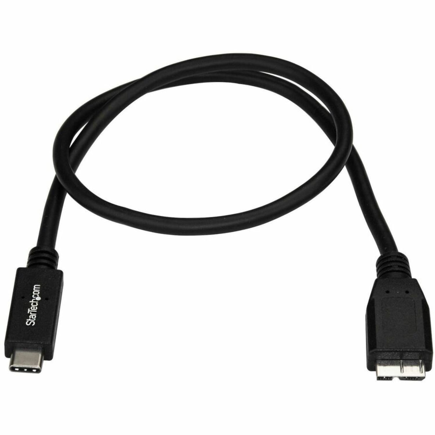 StarTech.com 0.5m USB C to Micro USB Cable - M/M - USB 3.1 (10Gbps) - Image 4