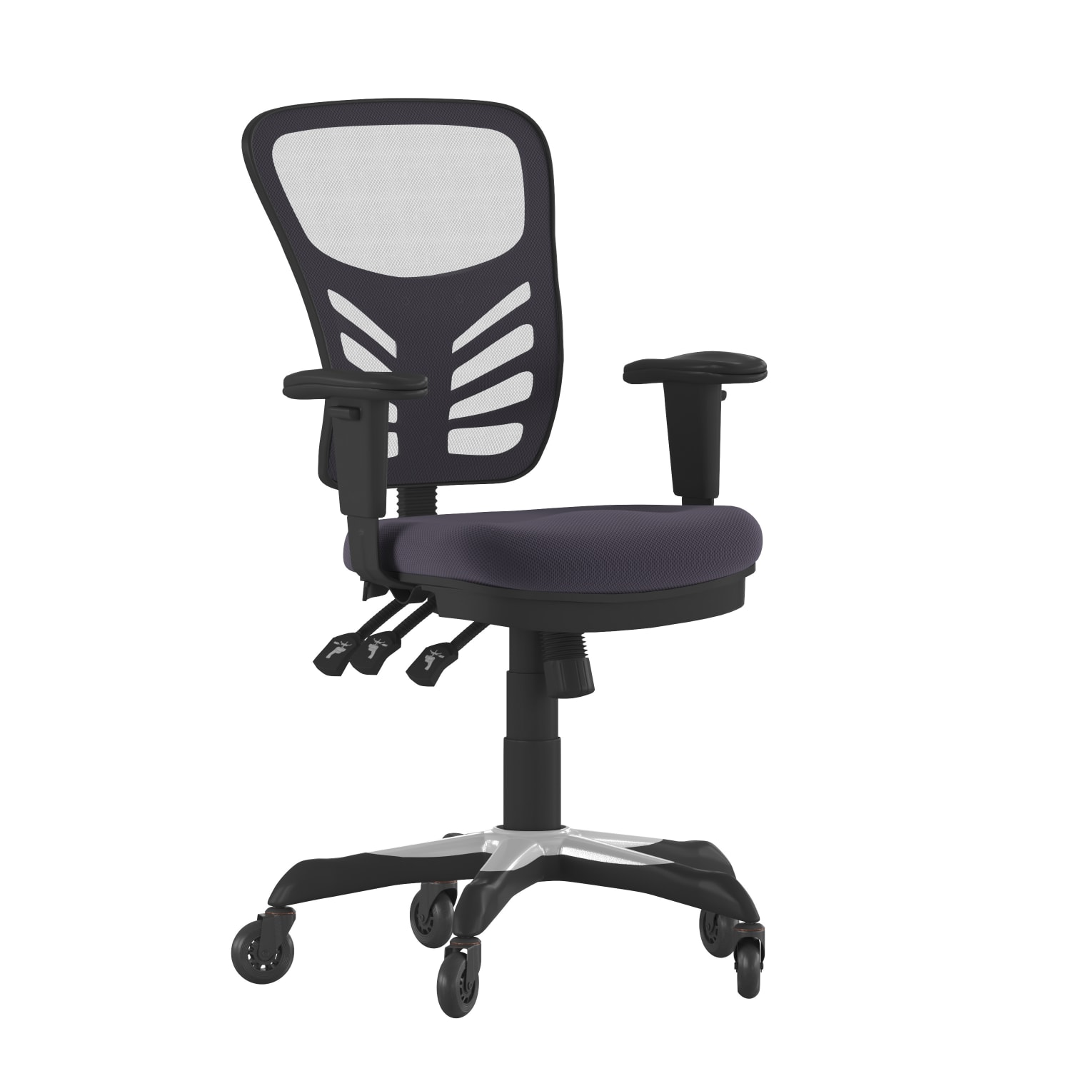 Flash Furniture Nicholas Ergonomic Mesh MidBack Multifunction Executive Swivel Office Chair Dark GrayBlack PopularChairscom Flash Furniture Nicholas Ergonomic Mesh Mid Back Multifunction Executive Swivel Office Chair Dark GrayBlack PopularChairscom