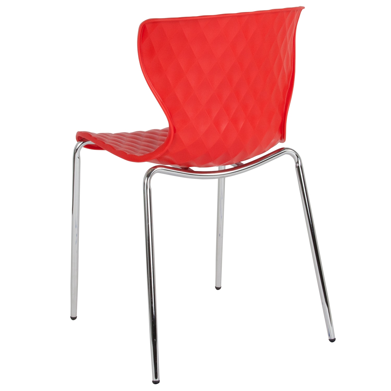 Flash Furniture Lowell Contemporary Design Plastic Stack Chair, Red - Image 7