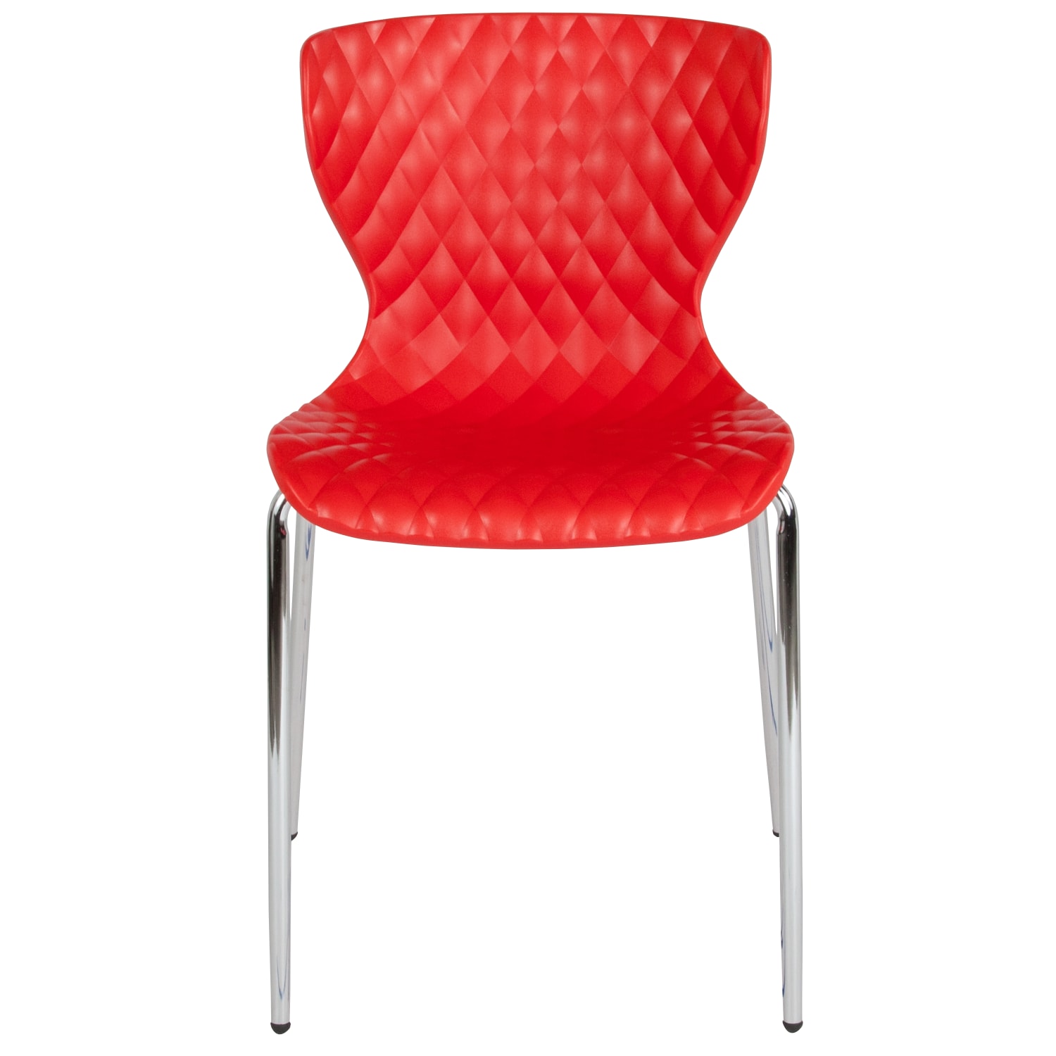 Flash Furniture Lowell Contemporary Design Plastic Stack Chair, Red - Image 9