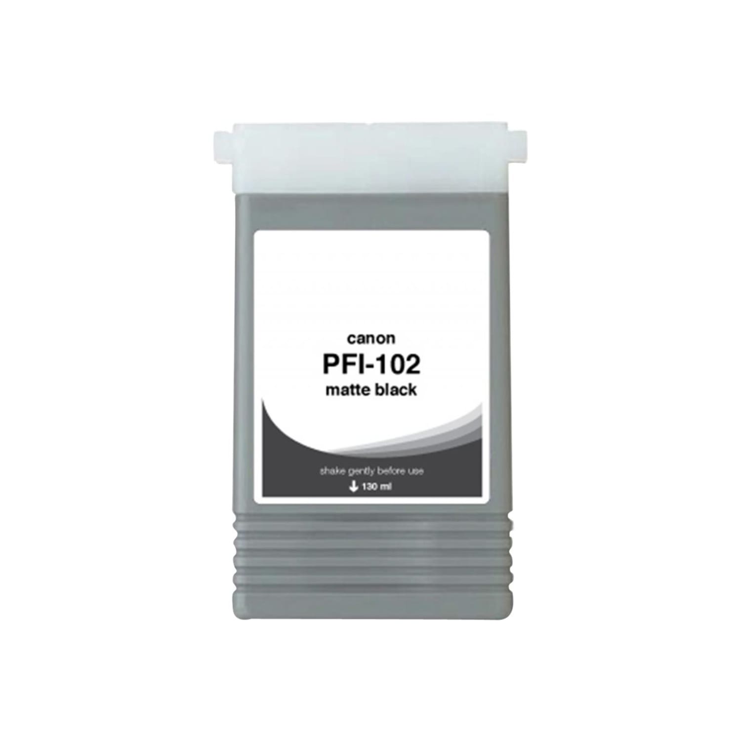 Clover Imaging Group Wide Format - 130 ml - matte black - compatible - box - remanufactured - ink cartridge (alternative for: Canon PFI-102MBK) -