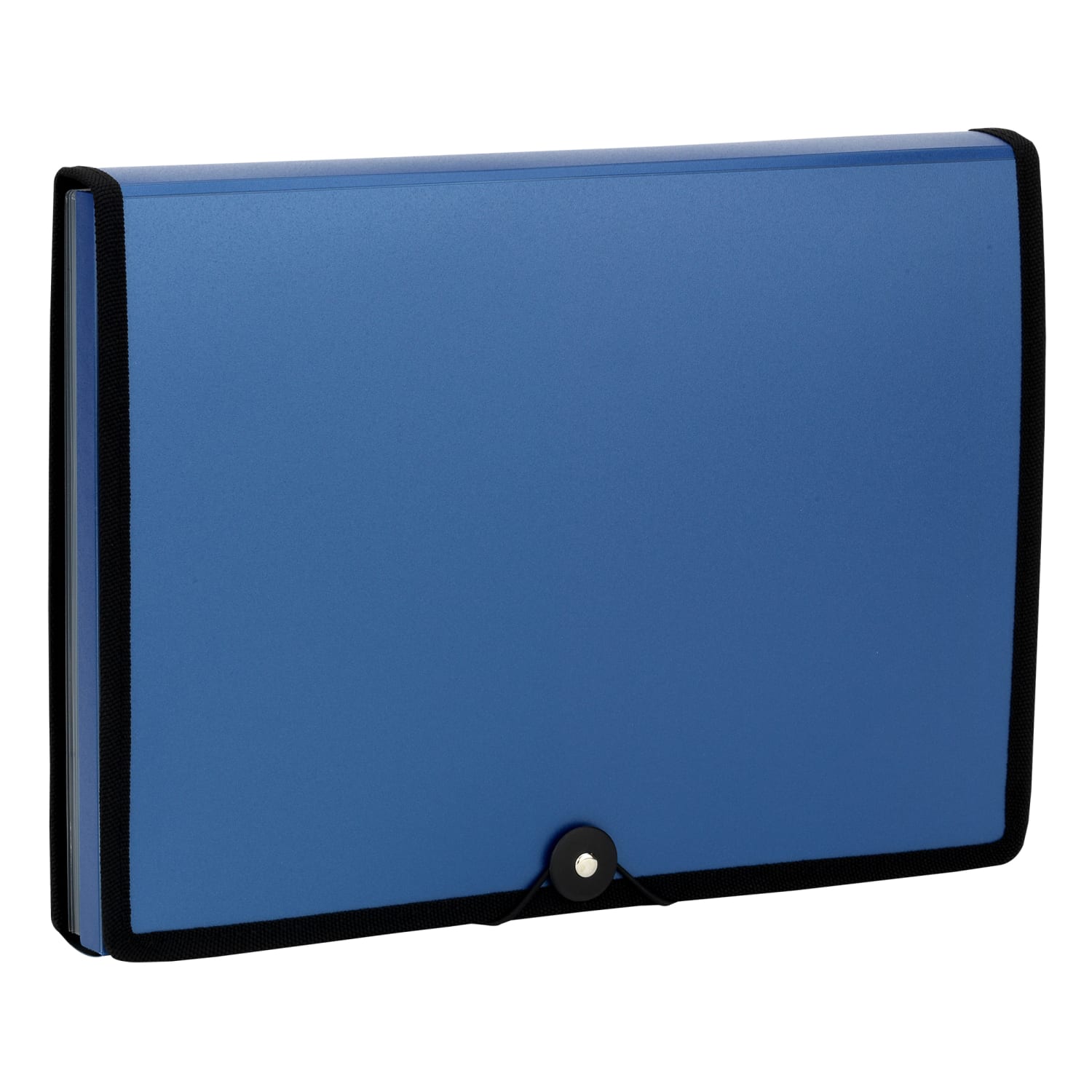 Office Depot Brand Plastic Expanding File, 7 Pocket, Expansion 6in, 8 1/2in x 11in, Letter, Dark Blue, Pack of 1 - Image 3