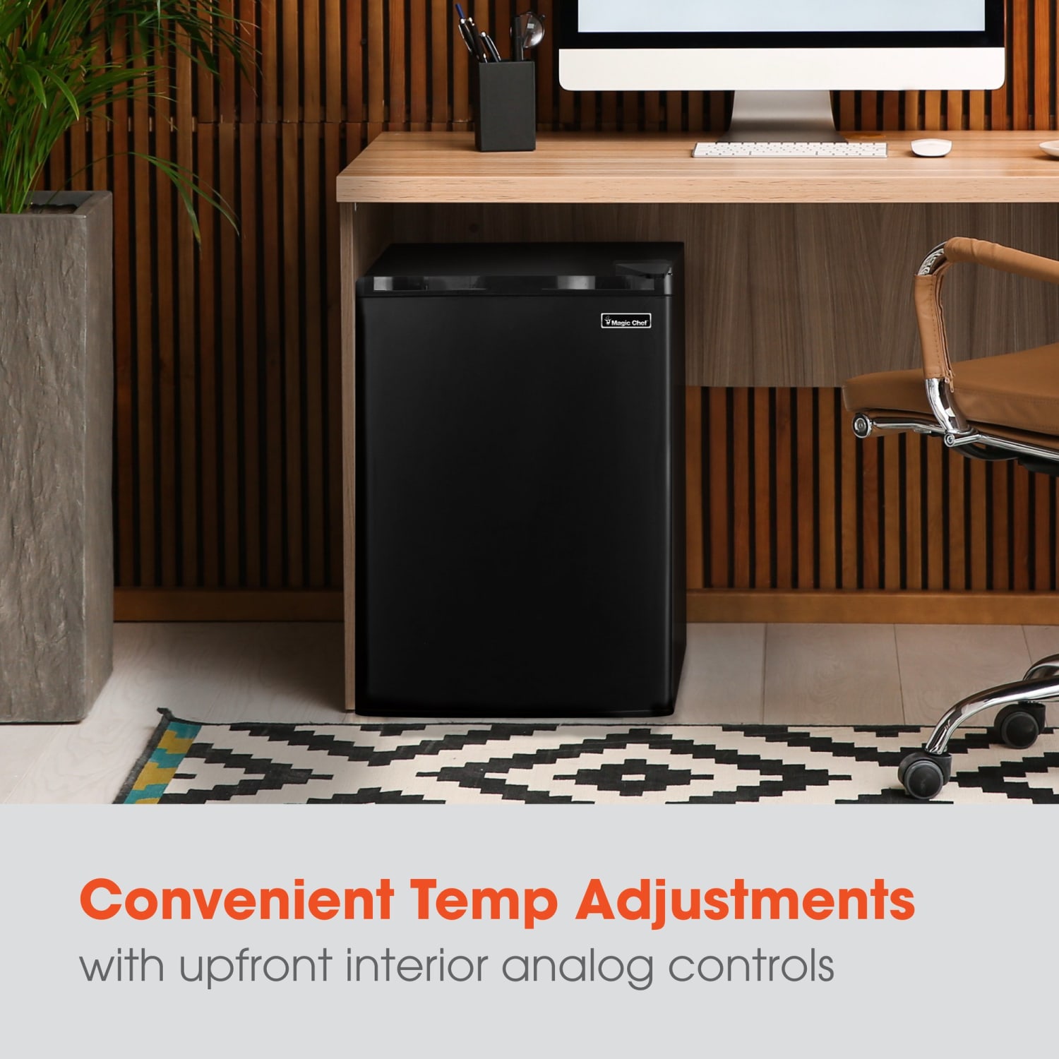 Magic Chef 2.6 Cu. Ft. Mini Refrigerator, Black, Total Qty 1 - Image 5