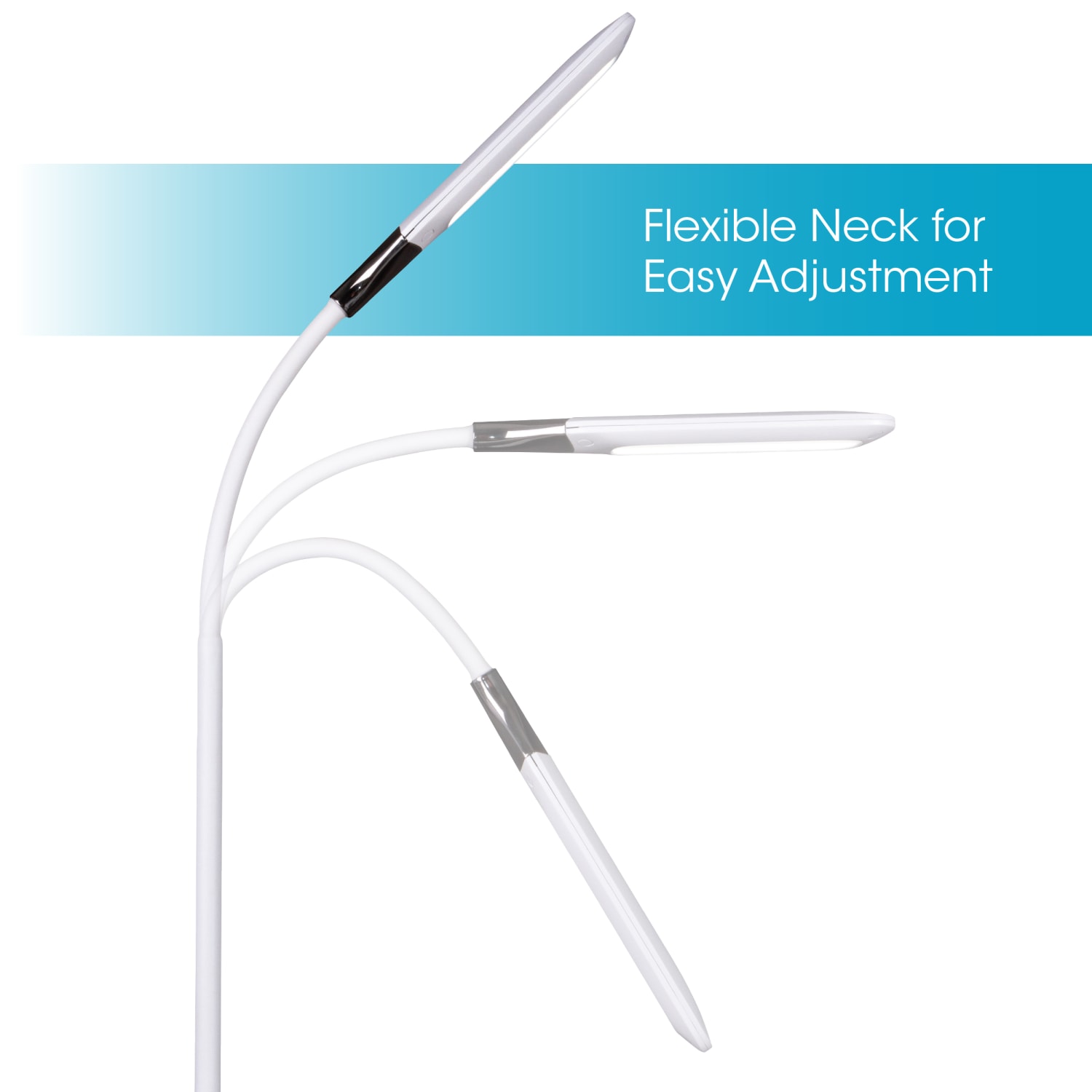 OttLite Wellness Enhance LED Sanitizing Desk Lamp With USB Charging, 21inH - Image 6