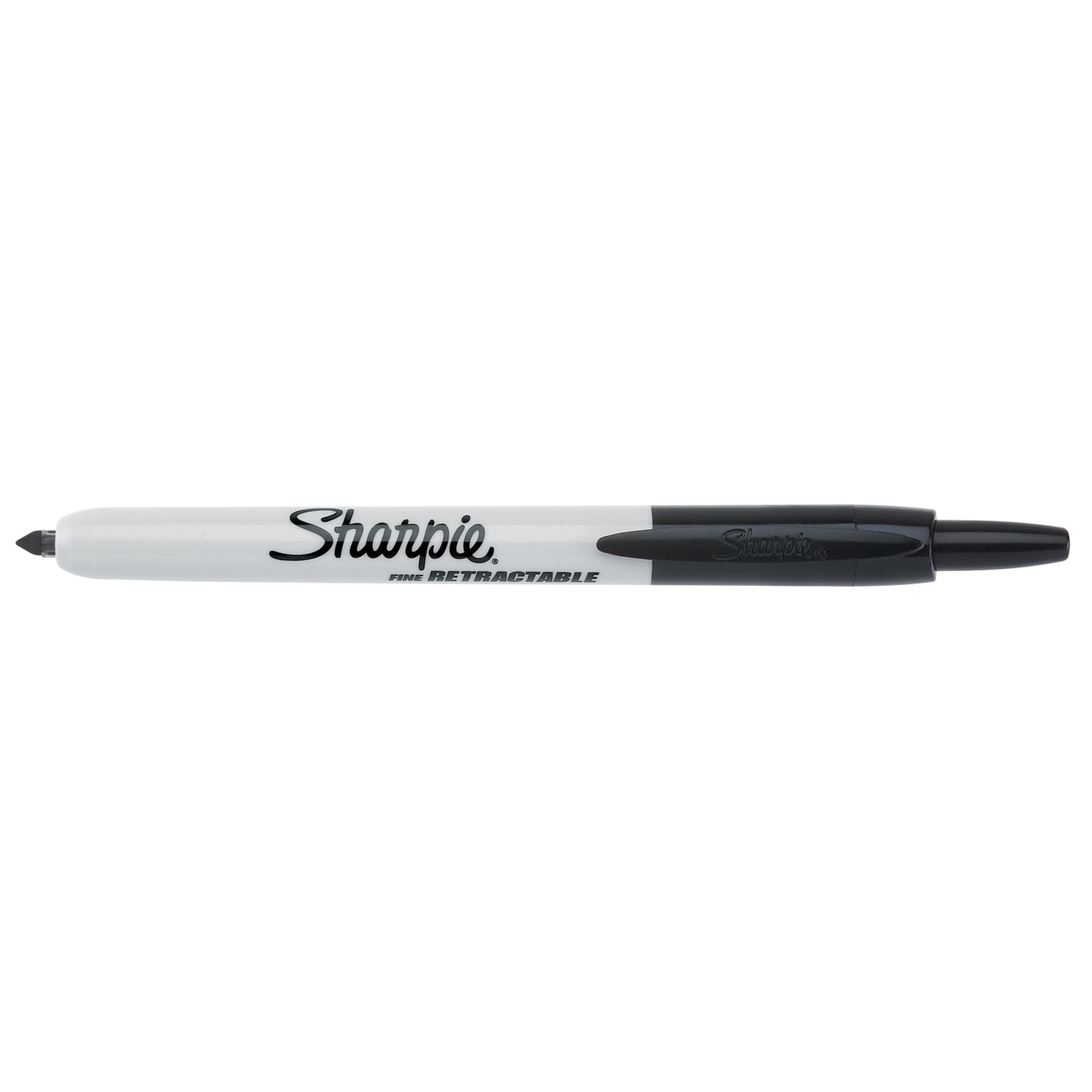 Sharpie Retractable Permanent Markers, Fine Point, Black, Box Of 12 - Image 4