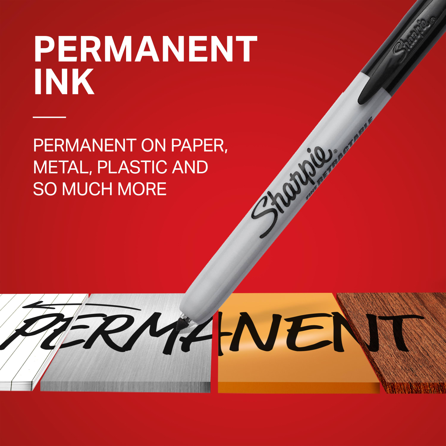 Sharpie Retractable Permanent Markers, Fine Point, Assorted Colors, Pack Of 8 Markers - Image 3