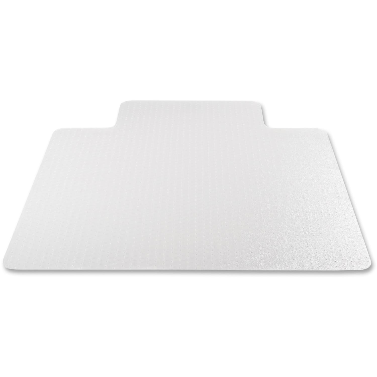 Deflecto Economat for Carpet - Carpeted Floor - 53in Length x 45in Width - Lip Size 12in Length x 25in Width - Vinyl - Clear - Image 3