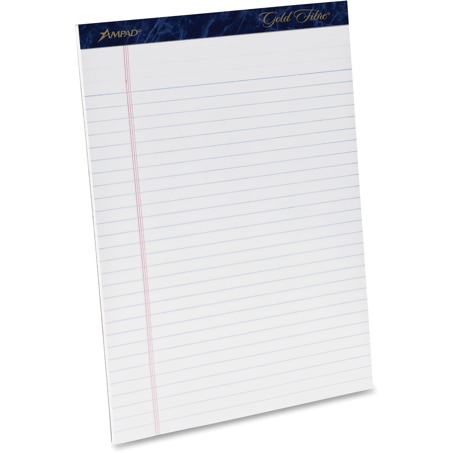 TOPS Gold Fibre Ruled Perforated Writing Pads, Letter Size, 50 Sheets, Pack Of 4 - Image 5