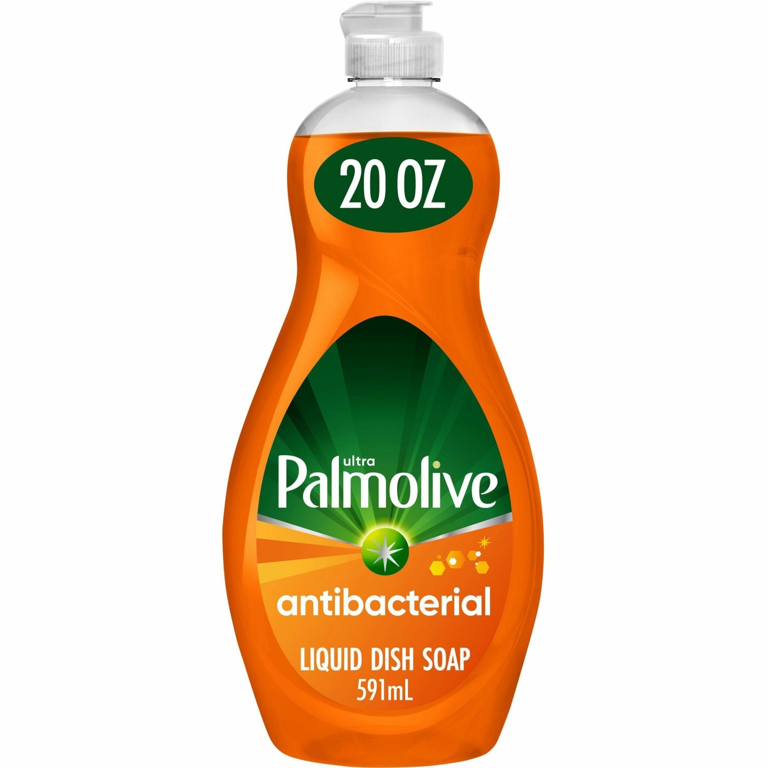 Palmolive Antibacterial Ultra Dish Soap - Concentrate - 35.2 fl oz (1.1 quart) - pH Balanced, Residue-free, Non-abrasive, Antibacterial - Orange - Image 3