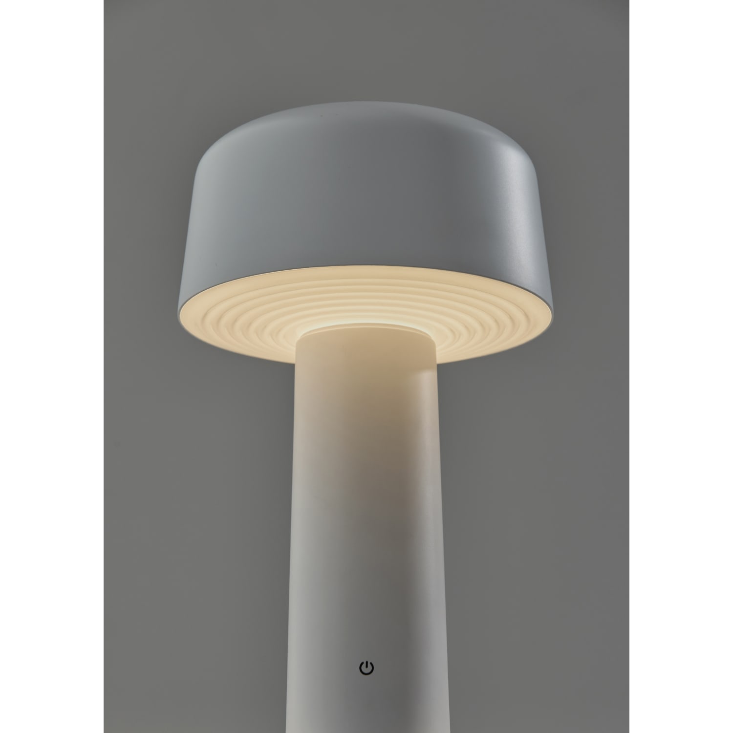 Adesso Lenny LED Cordless Indoor/Outdoor Table Lamp, 10inH, White - Image 4