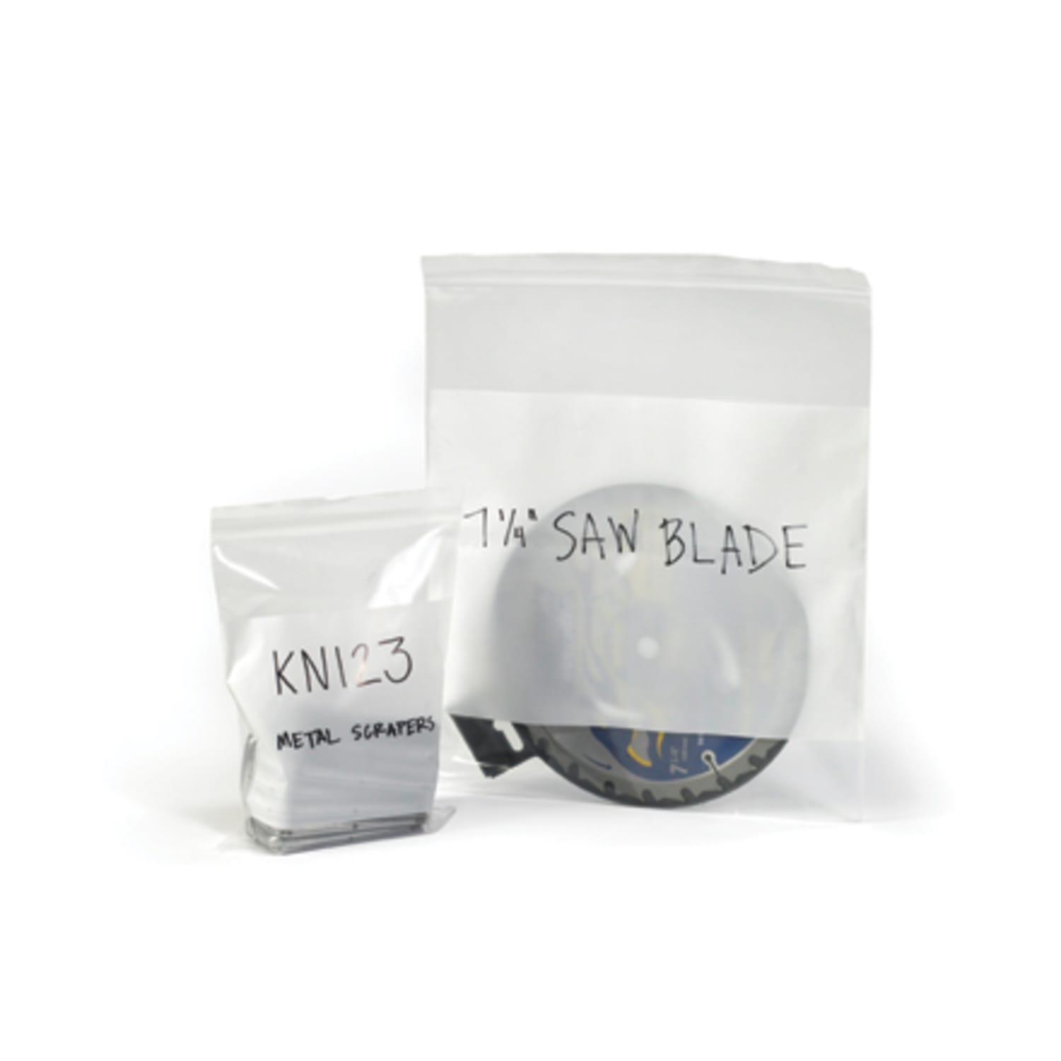 Partners Brand 6 Mil White Block Reclosable Poly Bags, 3in x 5in, Clear, Case Of 1000 - Image 4
