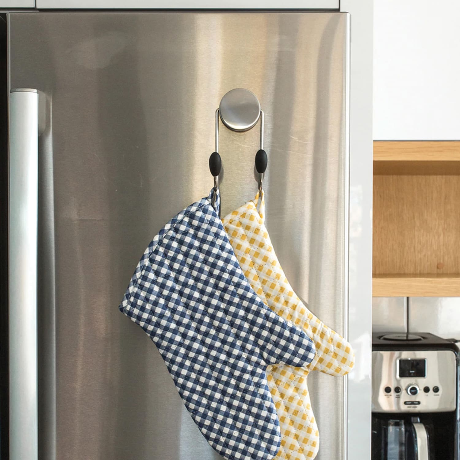 Better Houseware Stainless Steel Magnetic Double Hook, Silver - Image 4