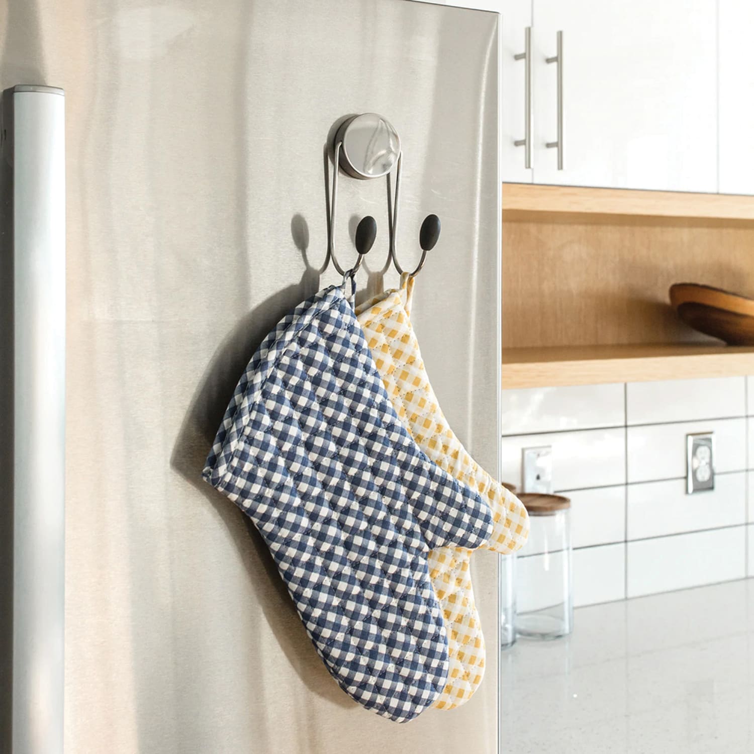 Better Houseware Stainless Steel Magnetic Double Hook, Silver - Image 6