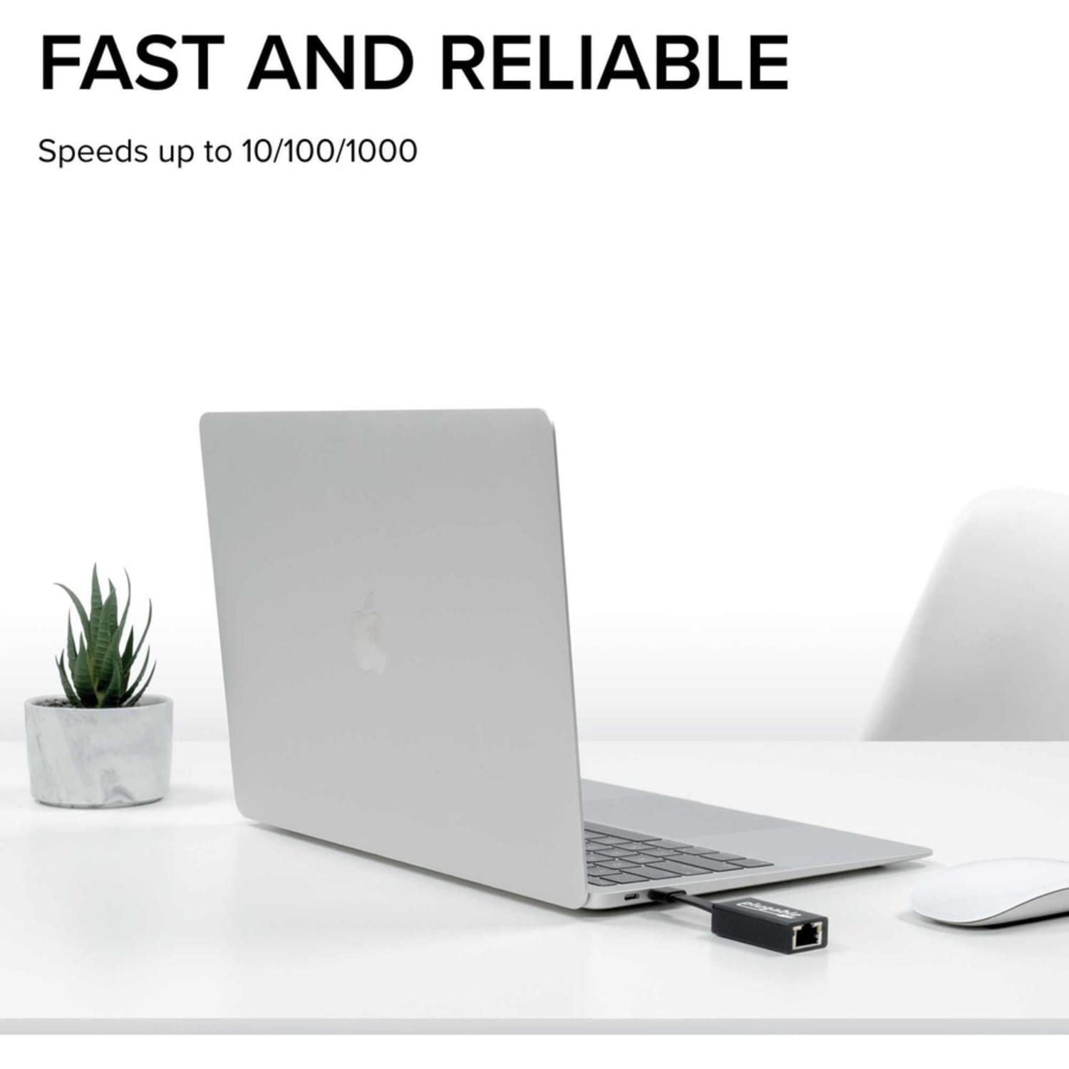 Plugable USB C to Ethernet Adapter, Fast and Reliable Gigabit Speed - Thunderbolt 3 to Ethernet Adapter - Image 4