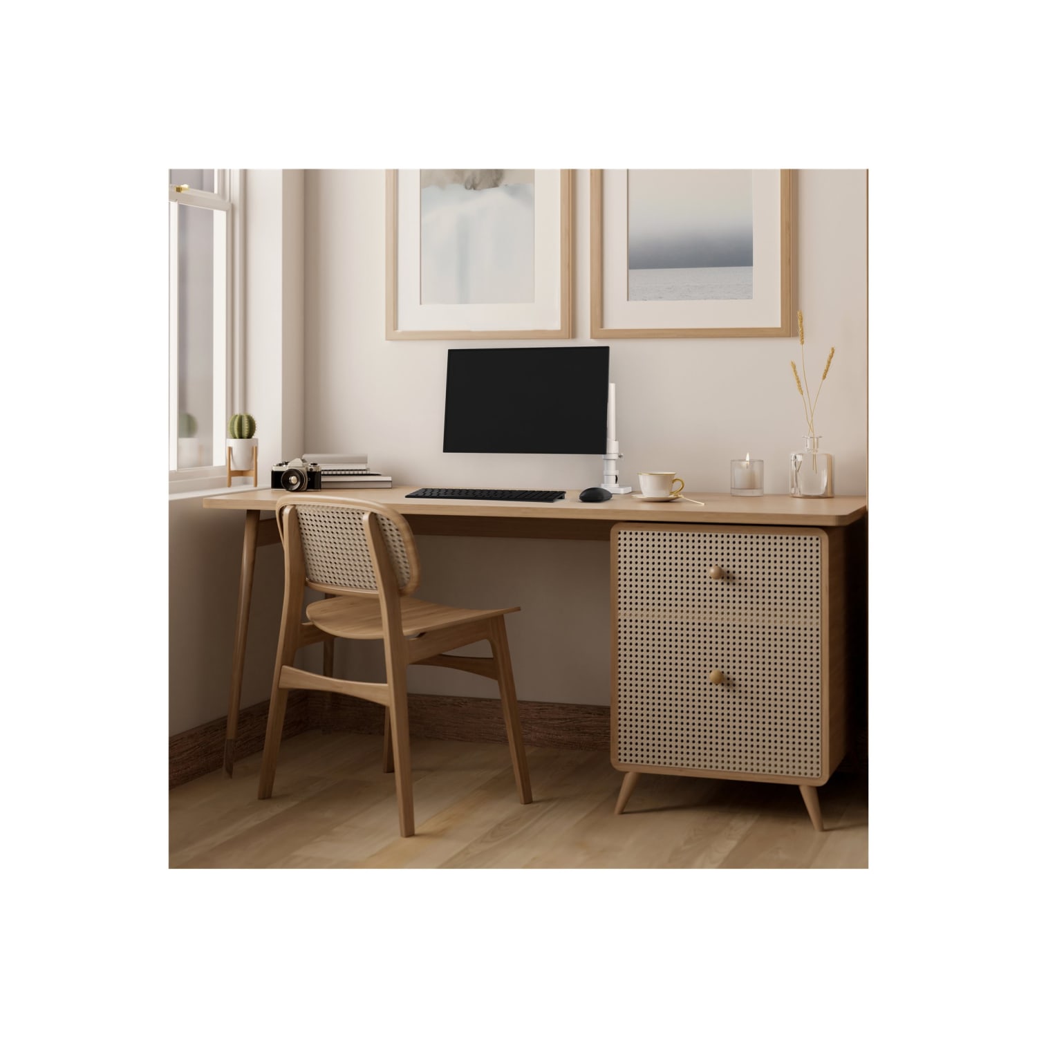Ergotron Mounting Arm for Monitor - White - Image 5