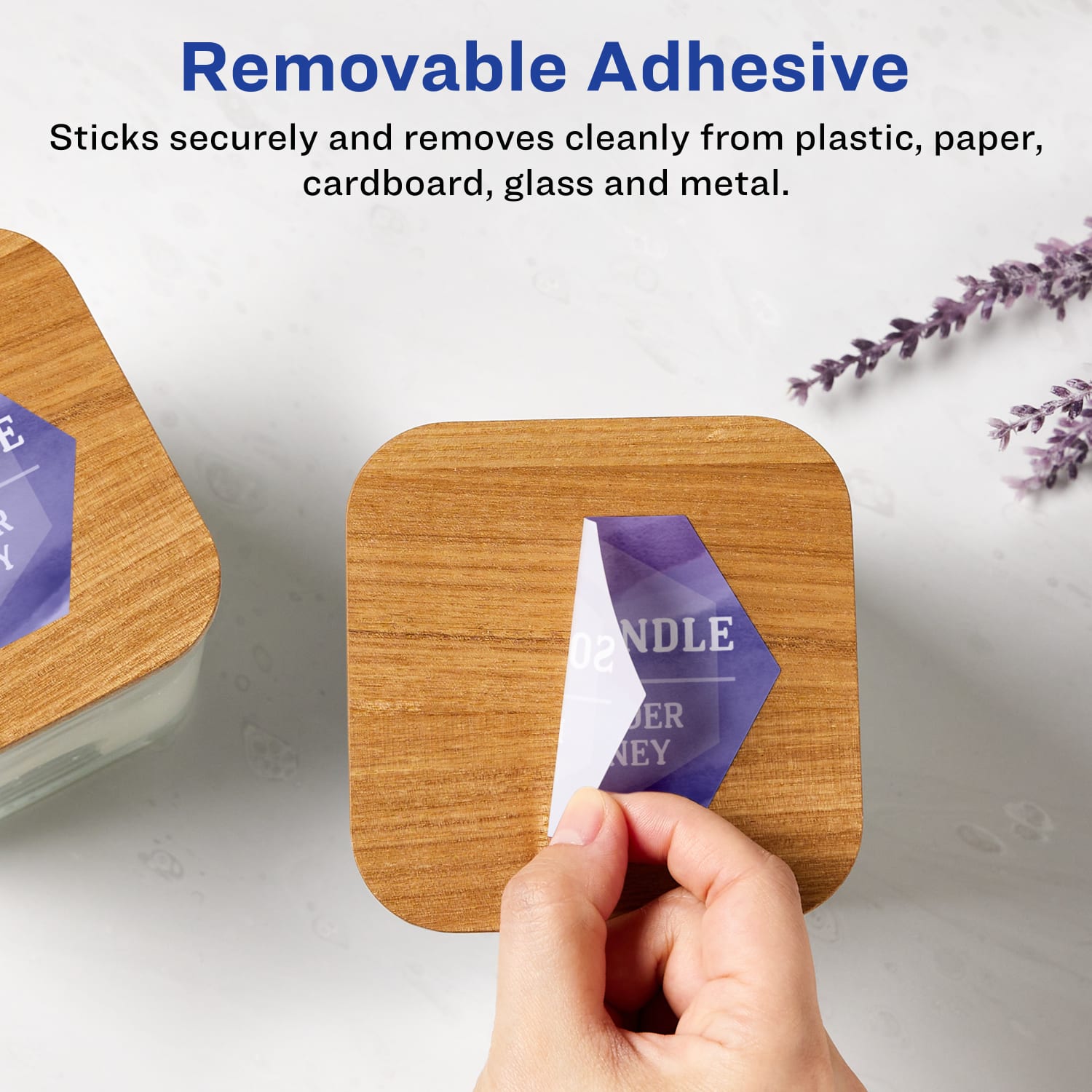Avery Removable Labels With Sure Feed, 94120-RMP50, Hexagon, 1-1/2in x 1-47/54in, White, Pack Of 1,000 Labels - Image 3