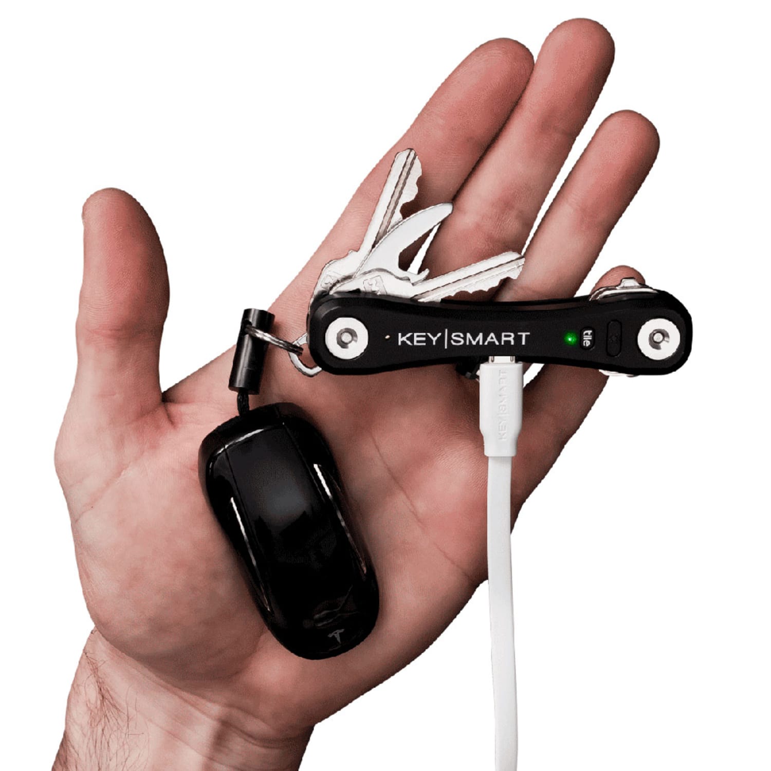 KeySmart Pro Smart Key Holder, Black - Image 6