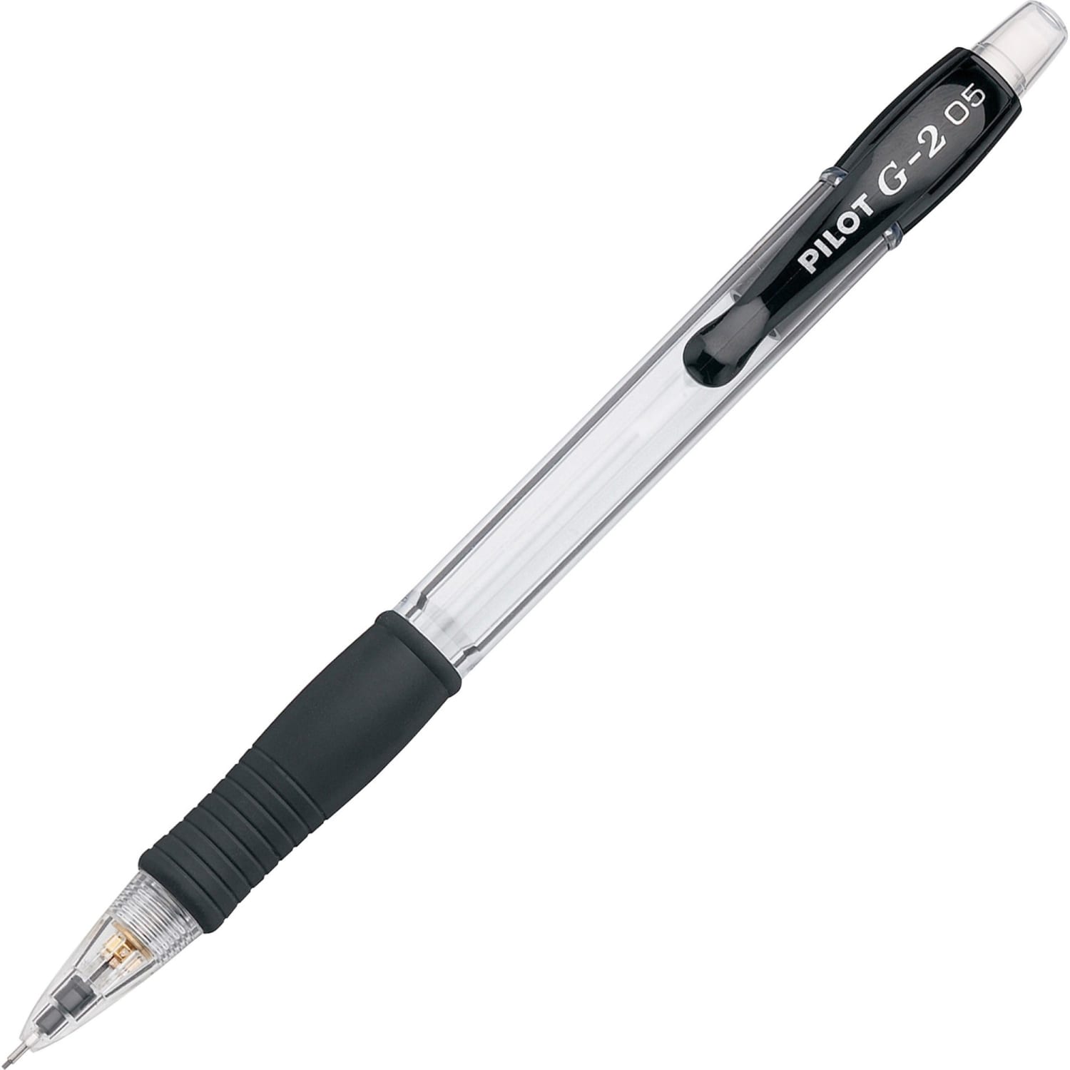 Pilot G-2 Mechanical Pencils, 0.5mm, #2 Lead, Clear Barrel, Pack Of 12 - Image 3