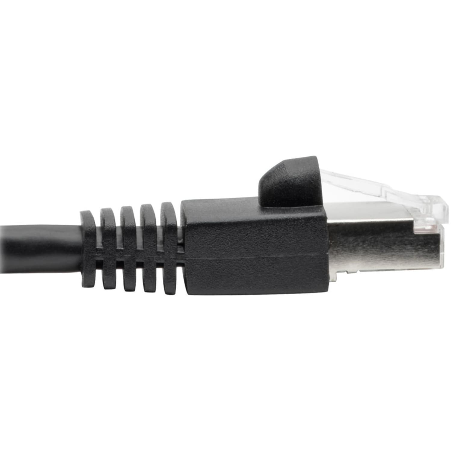 Tripp Lite Cat6a Snagless Shielded STP Patch Cable 10G, PoE, Black M/M 25ft - 1 x RJ-45 Male Network - 1 x RJ-45 Male Network - Shielding - Black - Image 5
