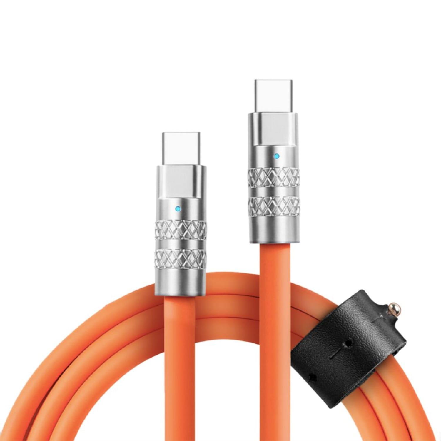 Statik TSumoCharge 100W USB-C To USB-C Charging Cable, Orange, PUP-0126-ORG-CC - Image 6