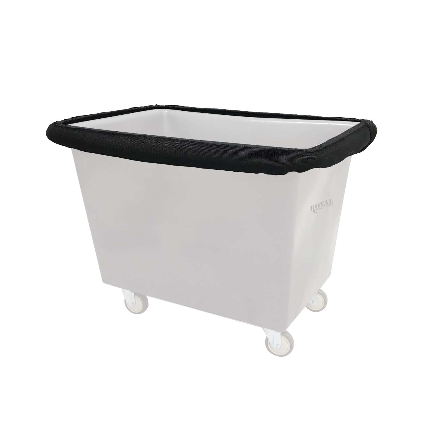 Royal Basket Trucks 12 BU Poly Bumper, Black