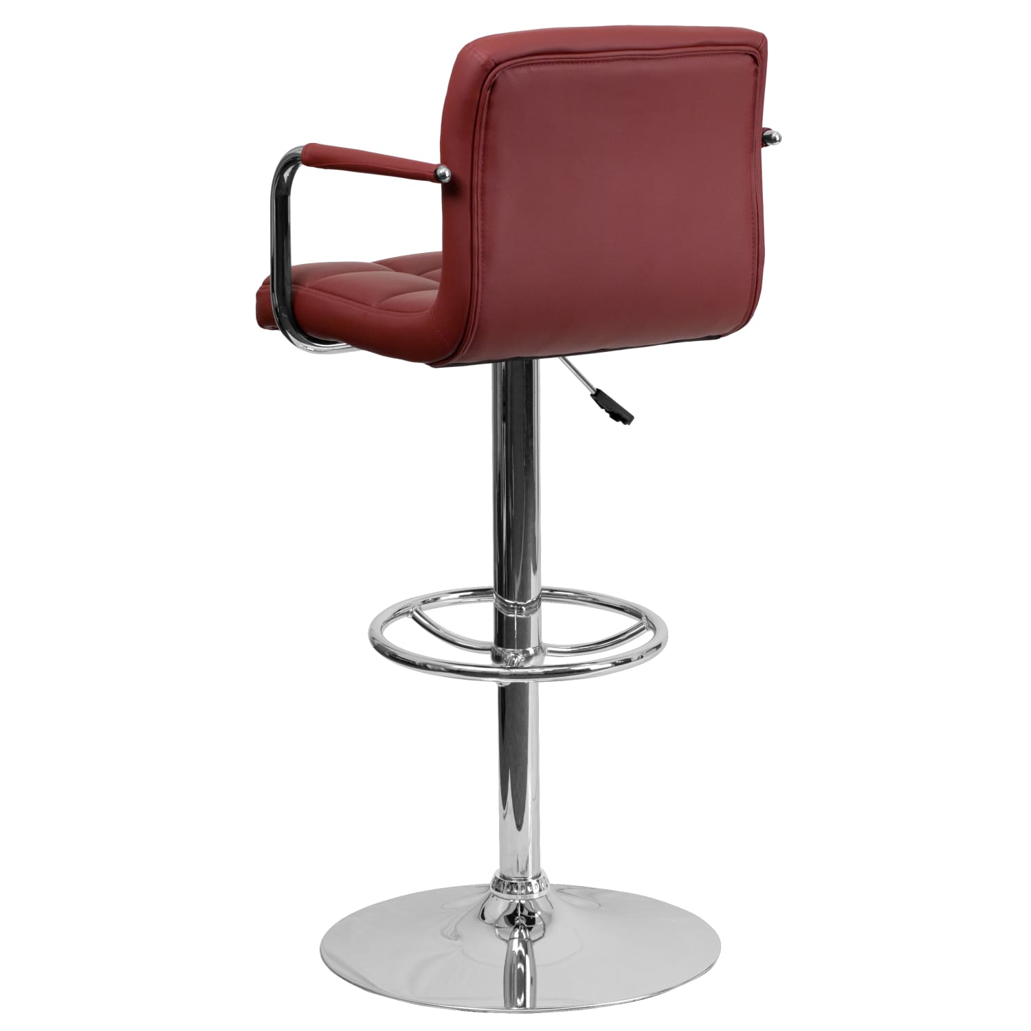 Flash Furniture Contemporary Quilted Vinyl Adjustable Height Bar Stool Burgundy PopularChairscom Flash Furniture Contemporary Quilted Vinyl Adjustable Height Bar Stool Burgundy PopularChairscom