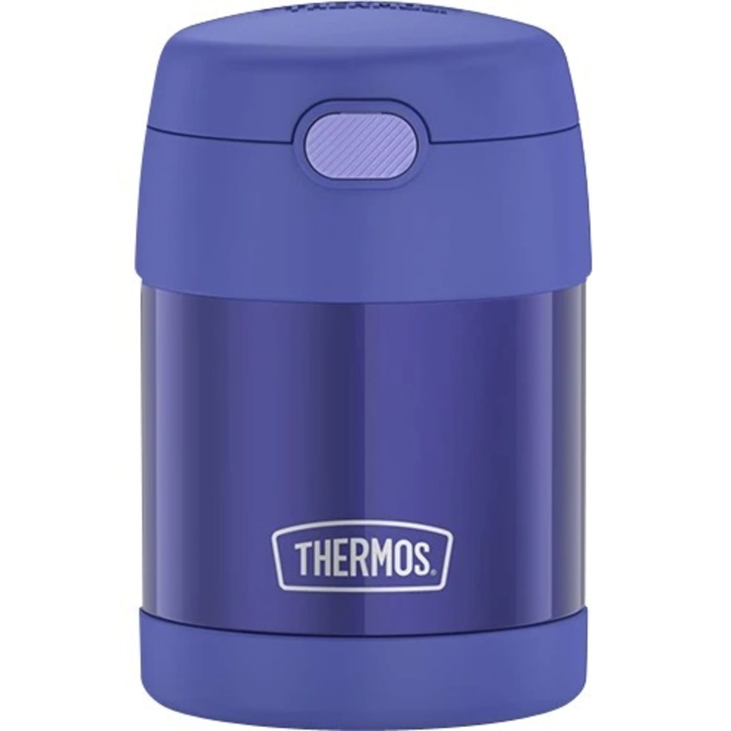 Thermos FUNtainer Stainless Steel Food Jar 10Oz - Food Storage - Dishwasher Safe - 3.7in Diameter - Purple - Stainless Steel Body - Image 3