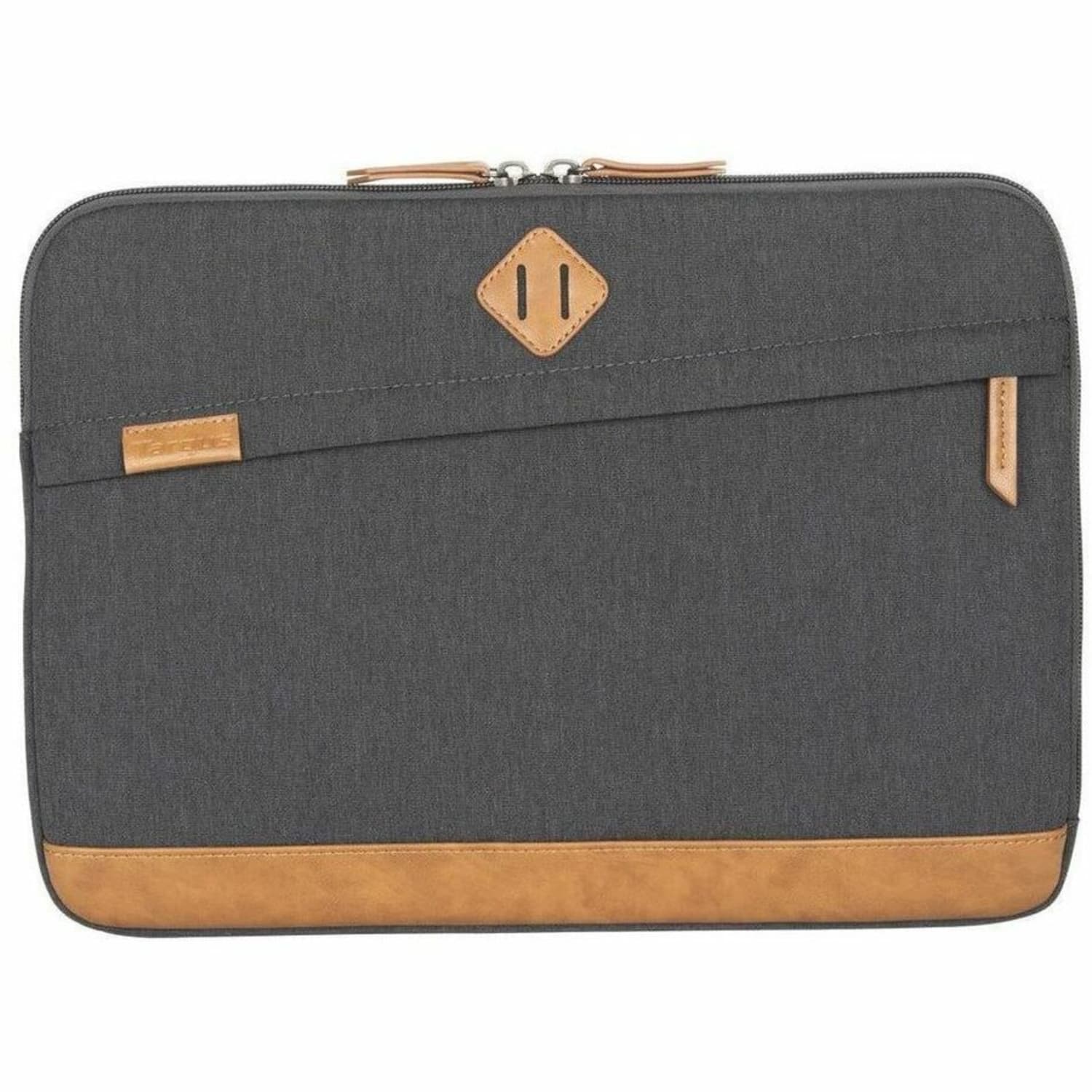 Targus Strata III Laptop Sleeve For 14in Laptops, Gray/Brown