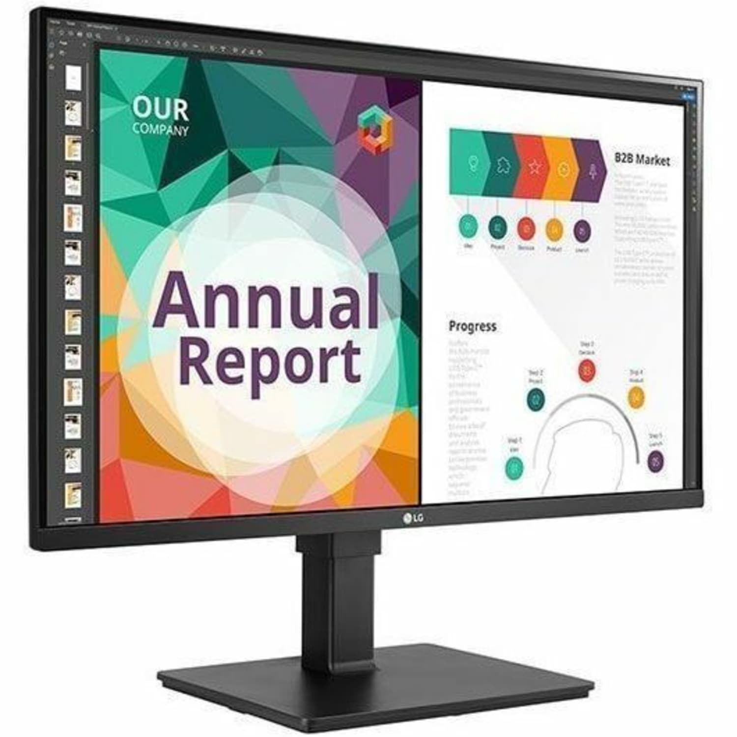 LG 32BN67U-B 31.5in 4K UHD LED Gaming LCD Monitor - 16:9 - Textured Black - 32in Class - In-plane Switching (IPS) Technology - 32BN67UB - Image 3