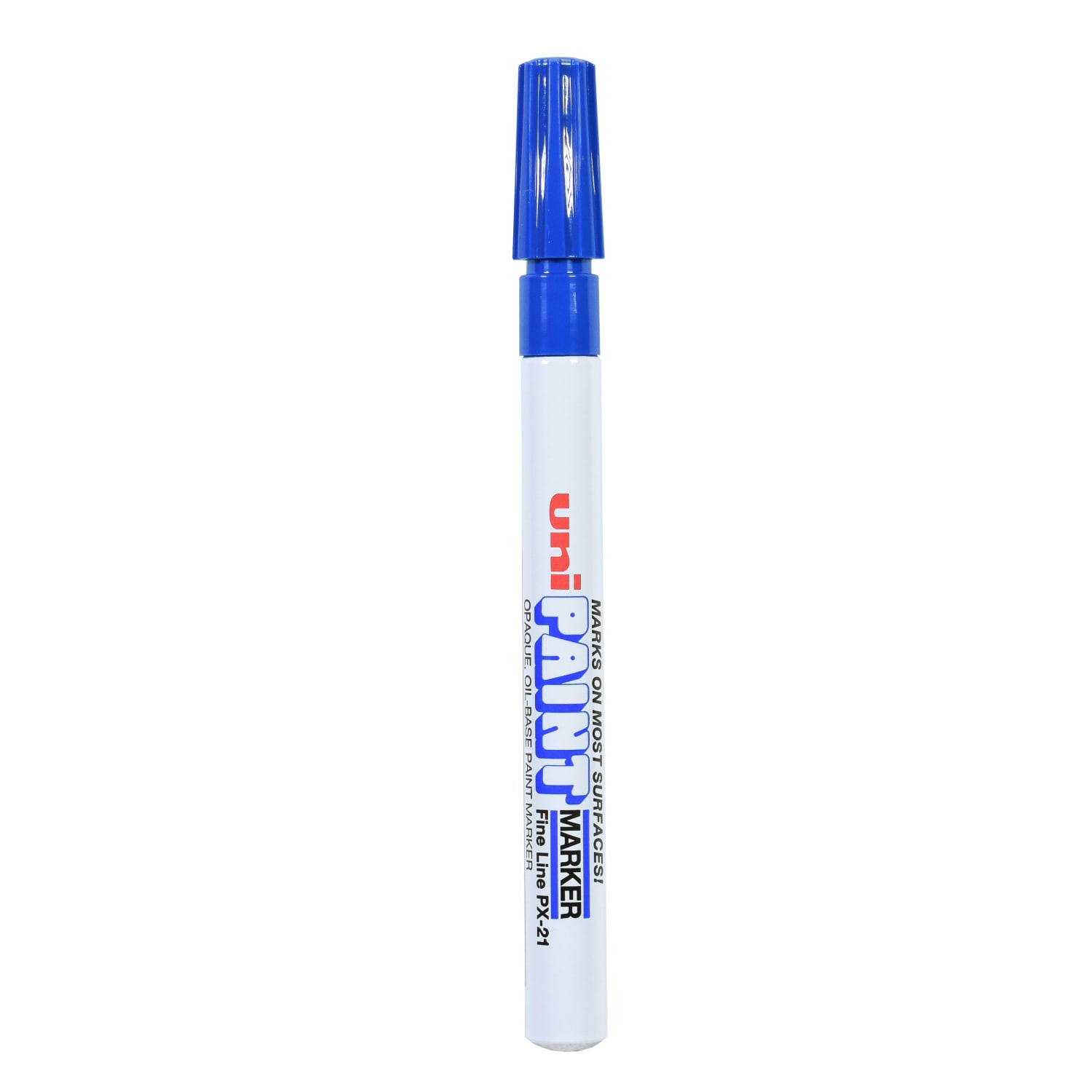 Uni-Paint Markers, Fine Point, Blue, Pack Of 12 - Image 4