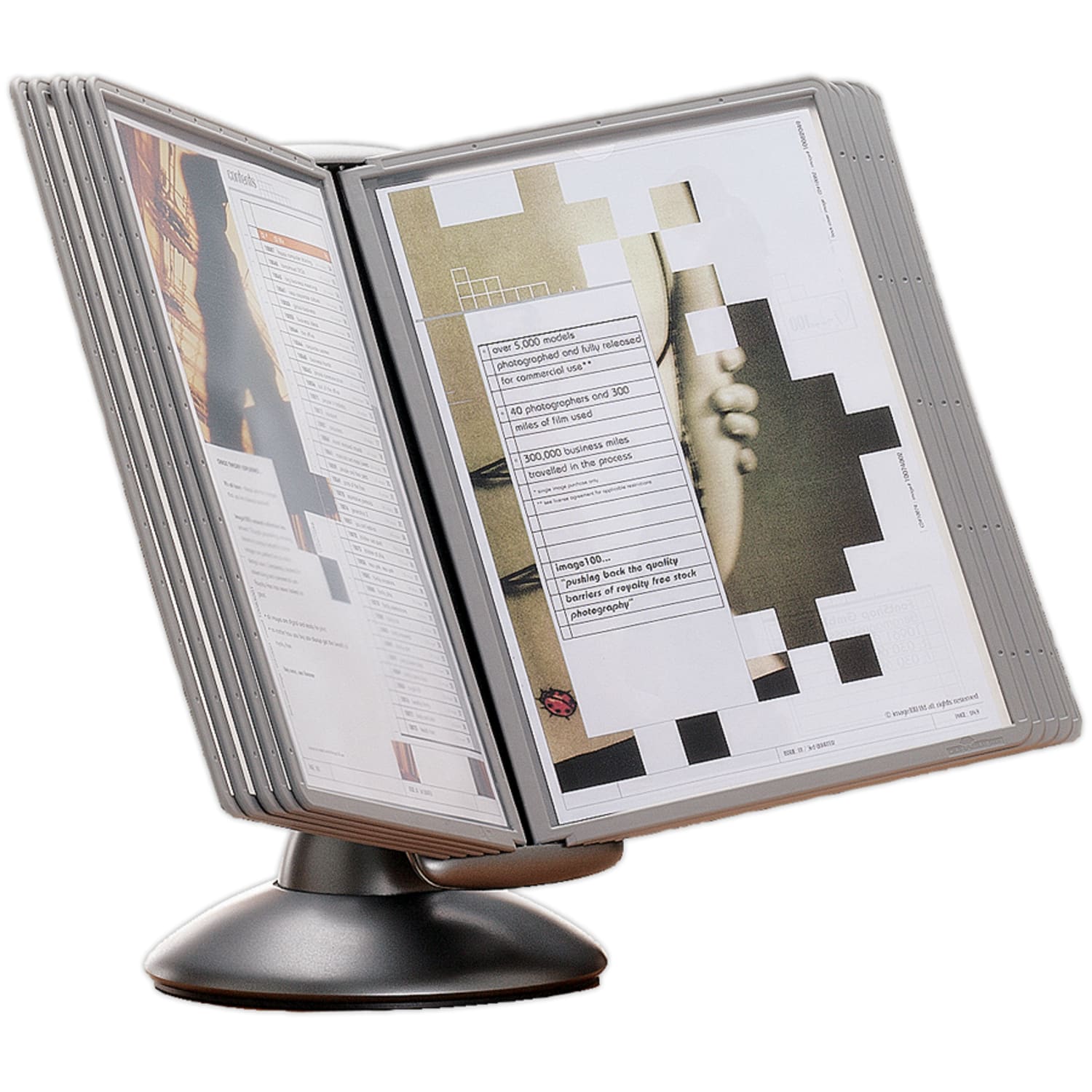 Sherpa Motion Desk Reference System, Graphite, 10 Panels - Image 3