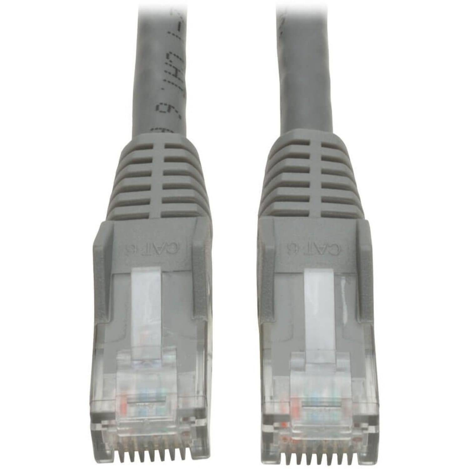 Eaton Tripp Lite Series Cat6 Gigabit Snagless Molded (UTP) Ethernet Cable (RJ45 M/M), PoE, Gray, 10 ft. (3.05 m) - N201010GY