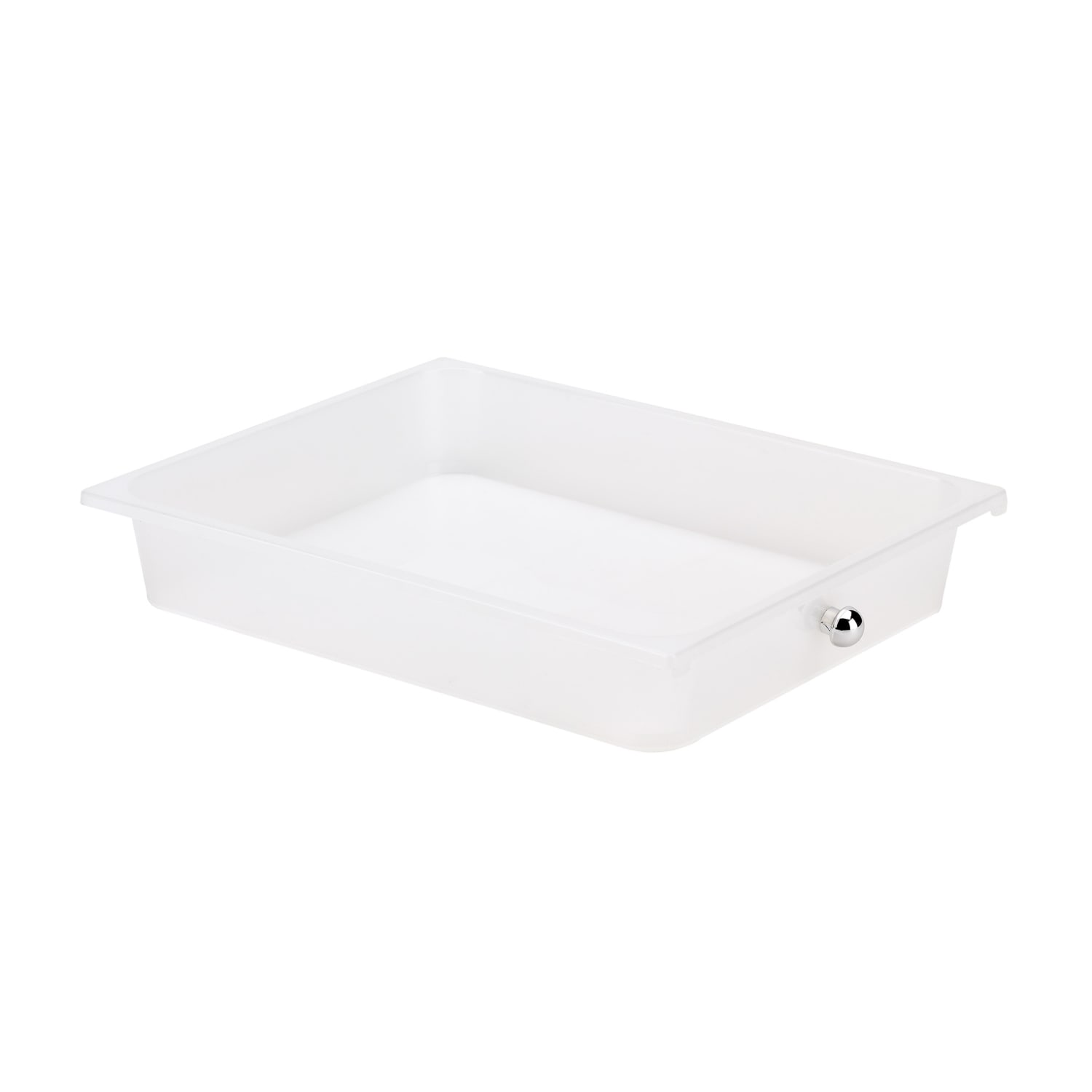 Realspace 10-Drawer Mobile Cart, 35-13/16inH x 12-5/8inW x 14-3/8inD, White/Chrome - Image 5