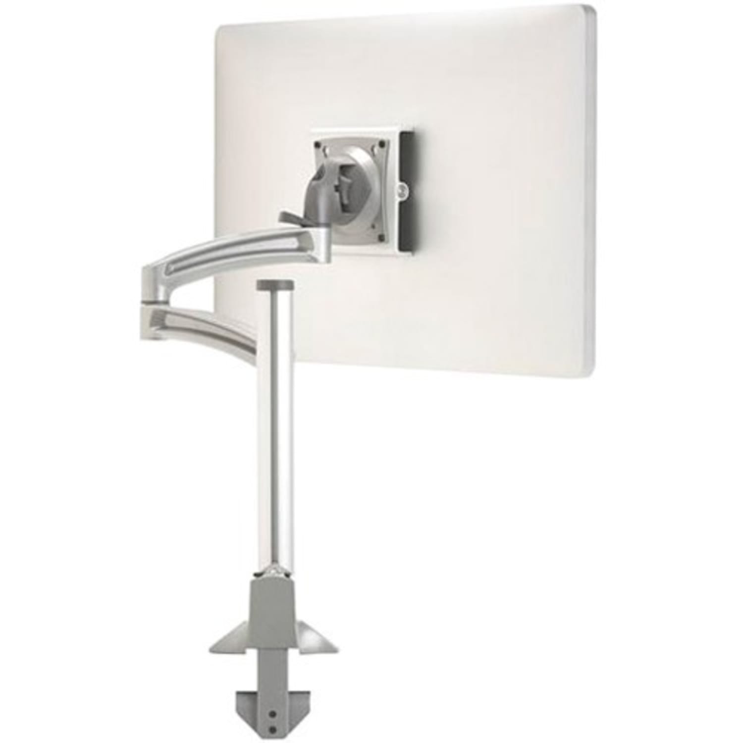 Chief KONTOUR K2C120S Desk Mount for Flat Panel Display - Silver, Gray - Height Adjustable - 10in to 30in Screen Support - 22 lb Load Capacity - 75 x 75, 100 x 100 - VESA Mount Compatible - Aluminum - Image 4