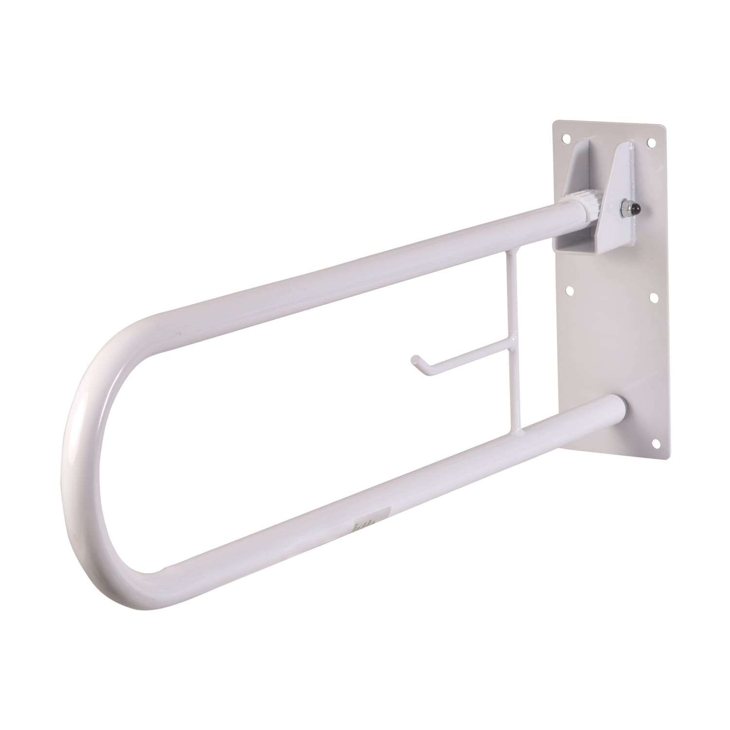 HealthSmart Foldaway Grab Bar, 7inH x 4inW x 30inD, White - Image 3